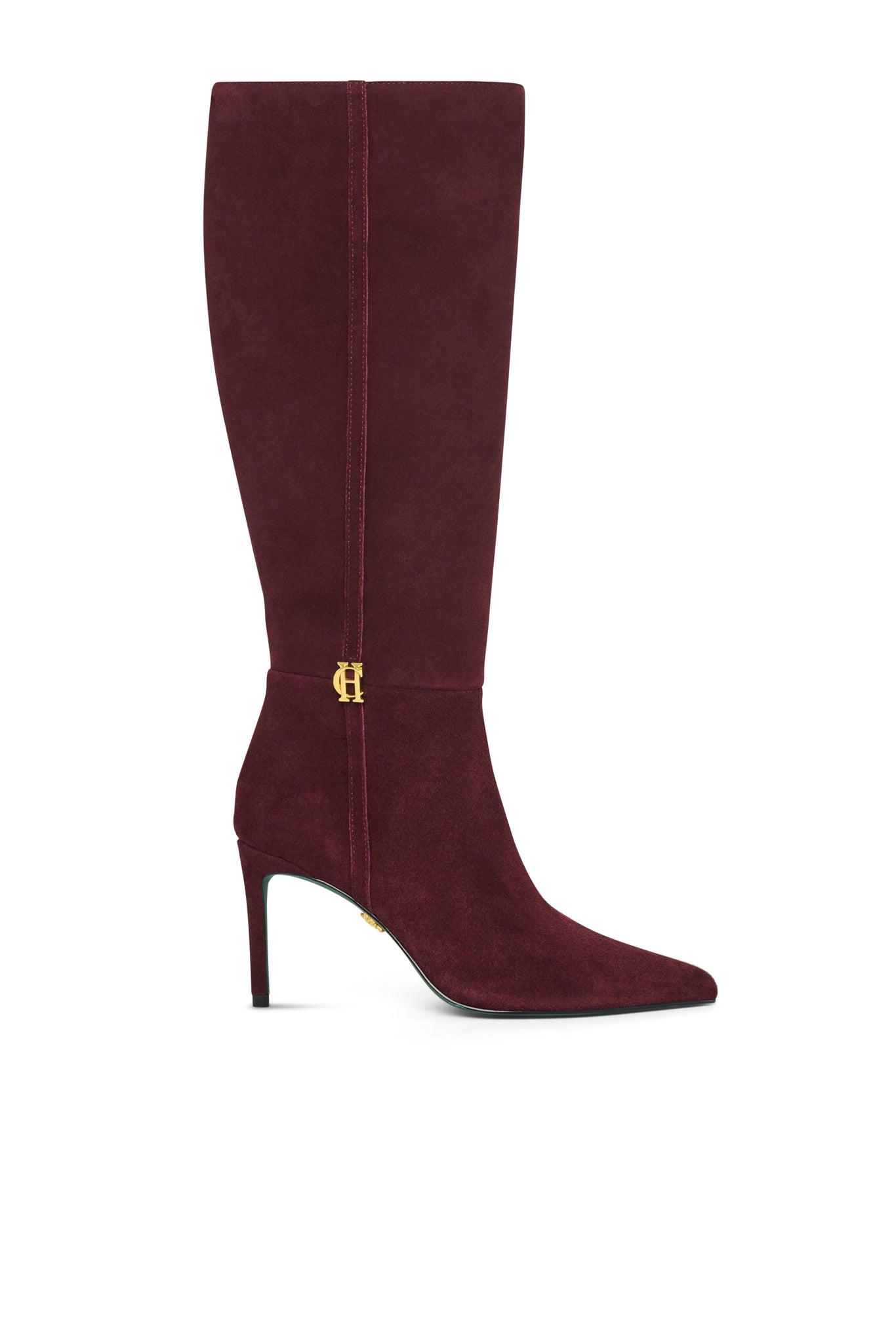 London Heel Boot (Oxblood Suede)
