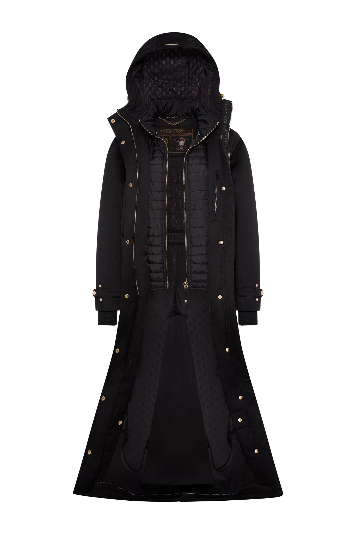 Longline Training Coat (Black)