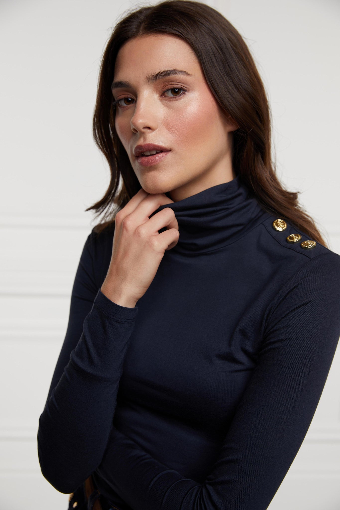 Essential Roll Neck (Ink Navy)