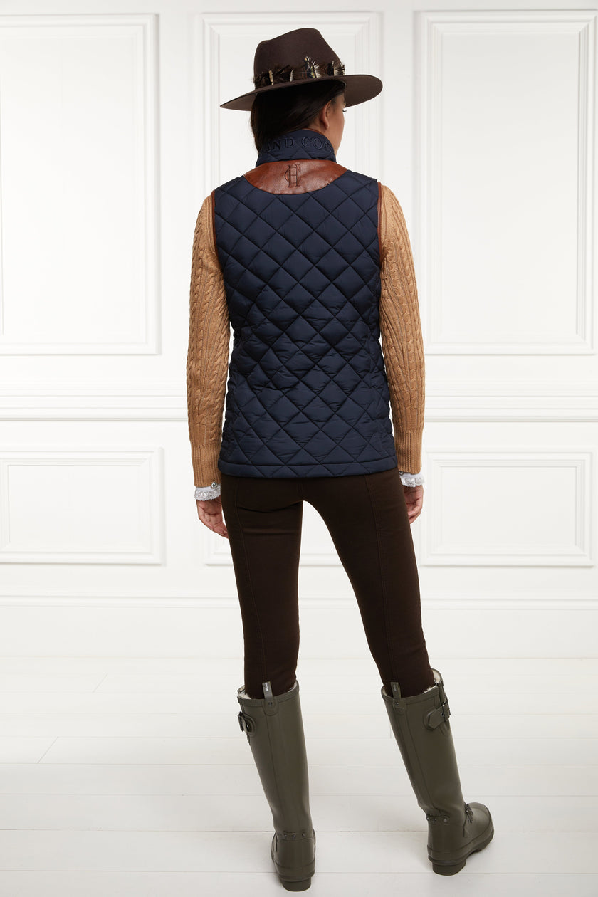 Country Quilted Gilet (Ink Navy)