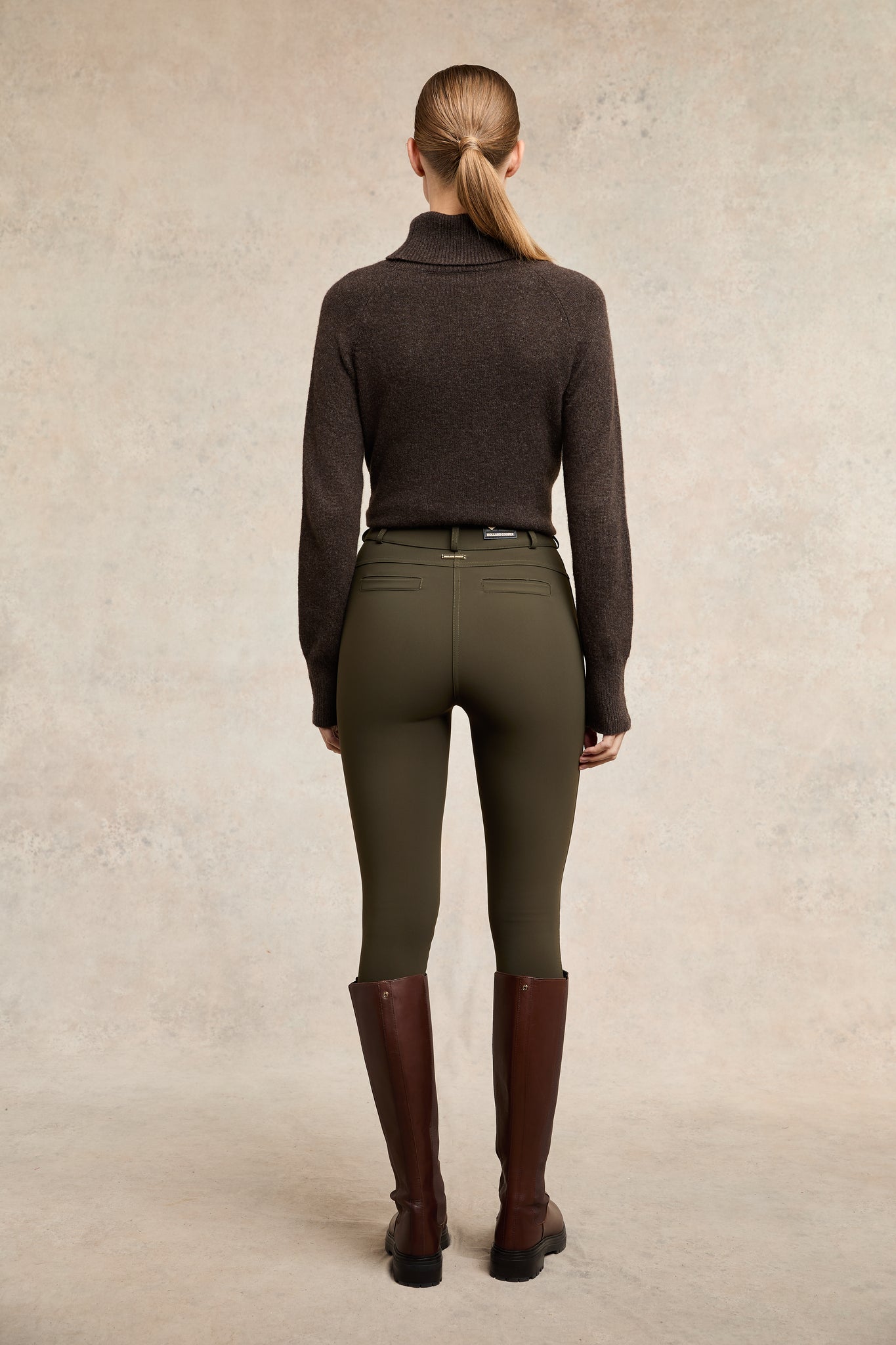 Contour Trouser (Dark Olive)