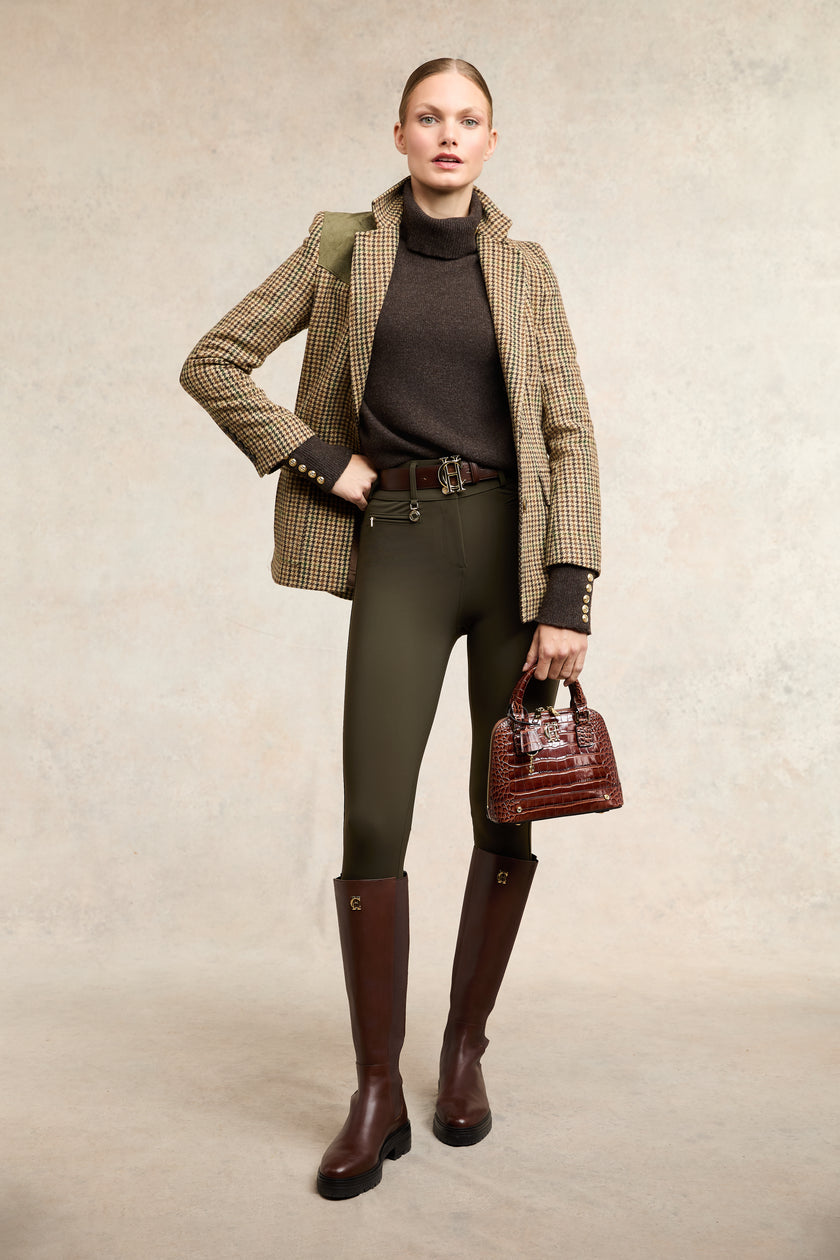 Contour Trouser (Dark Olive)