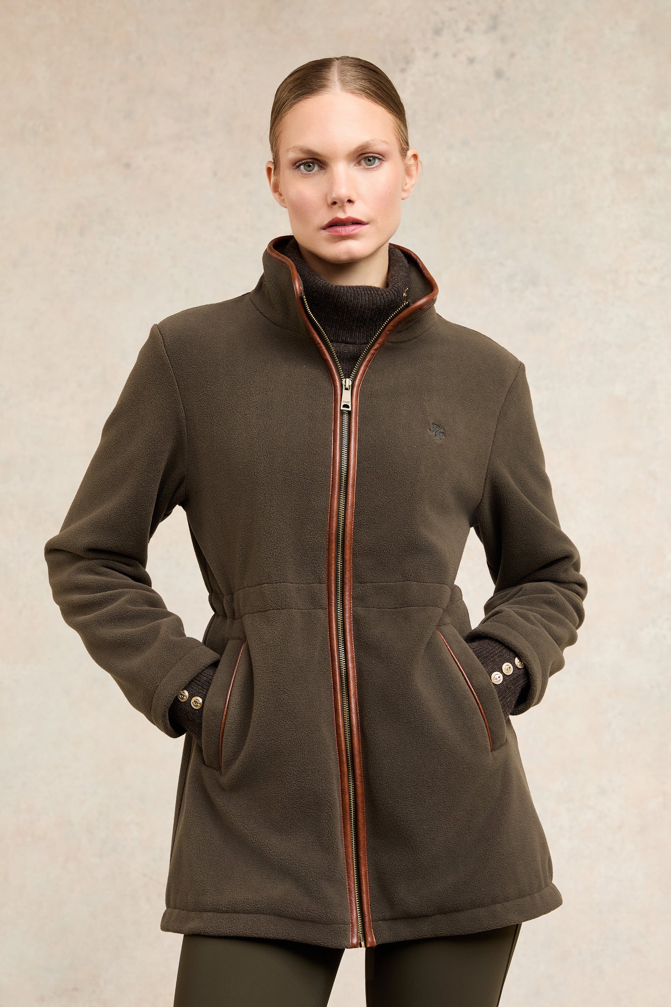 Country Longline Fleece (Khaki)