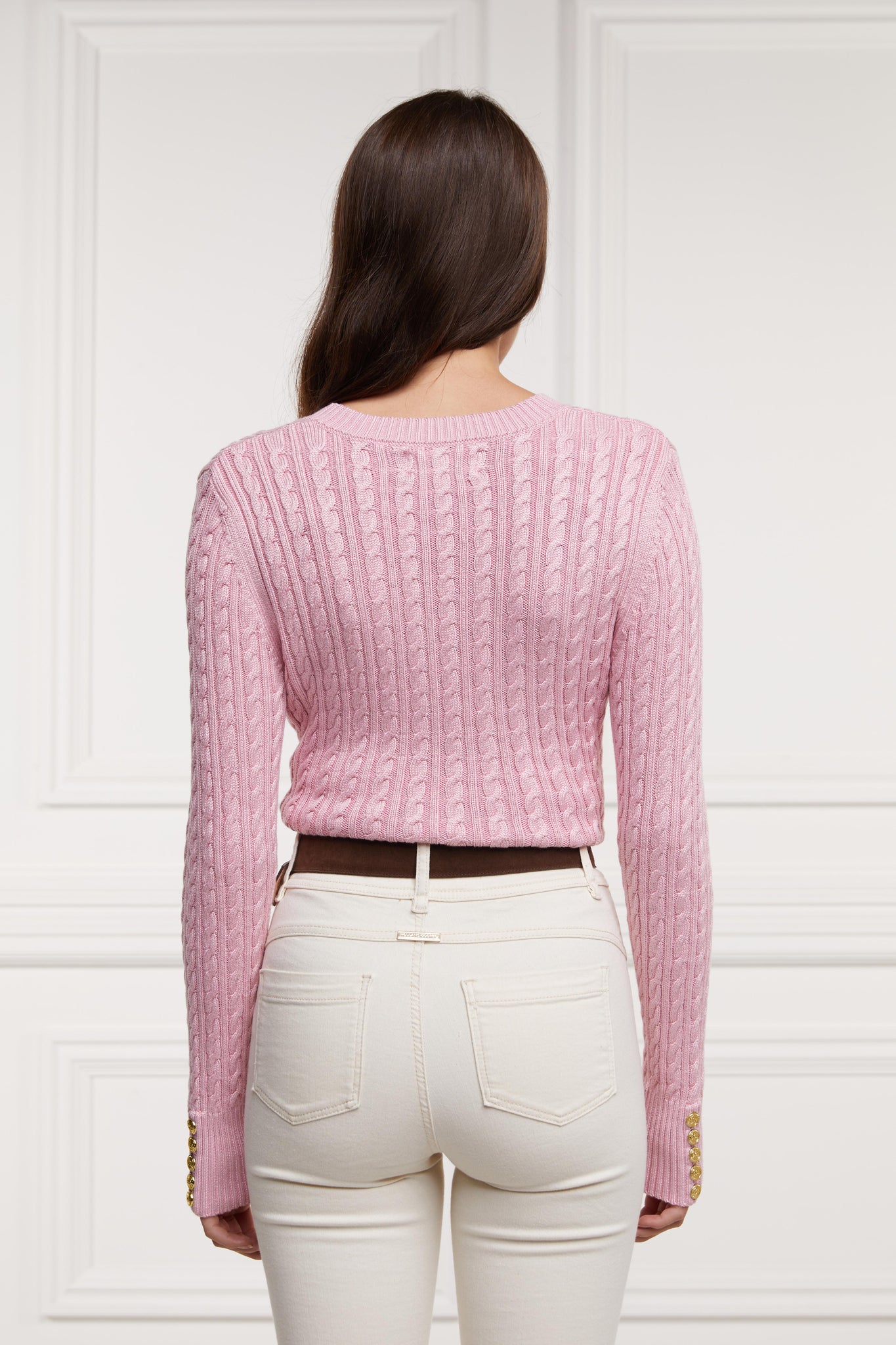 Seattle V-Neck Knit (Blush)