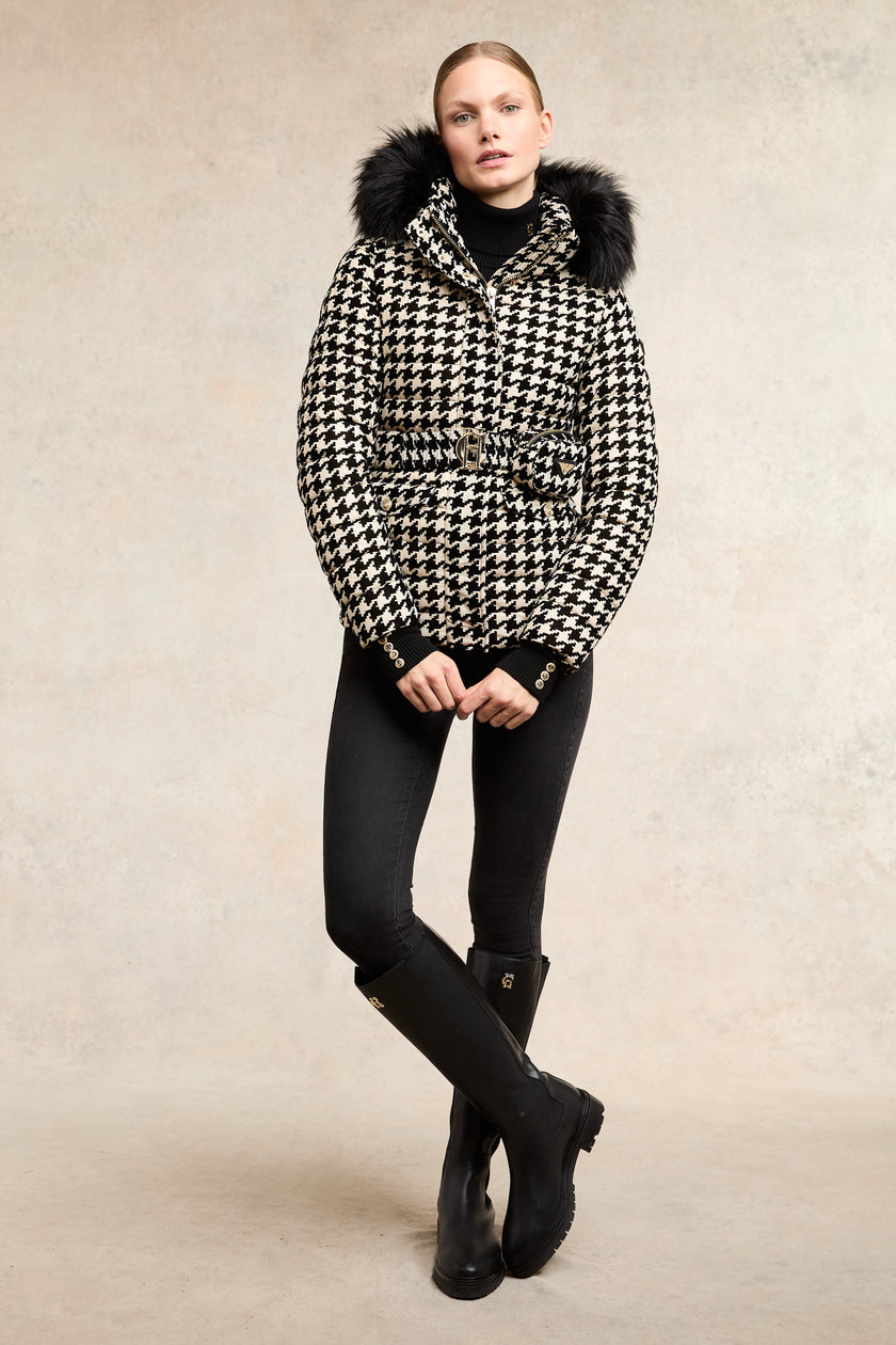 Moritz Jacket (Ecru Houndstooth)