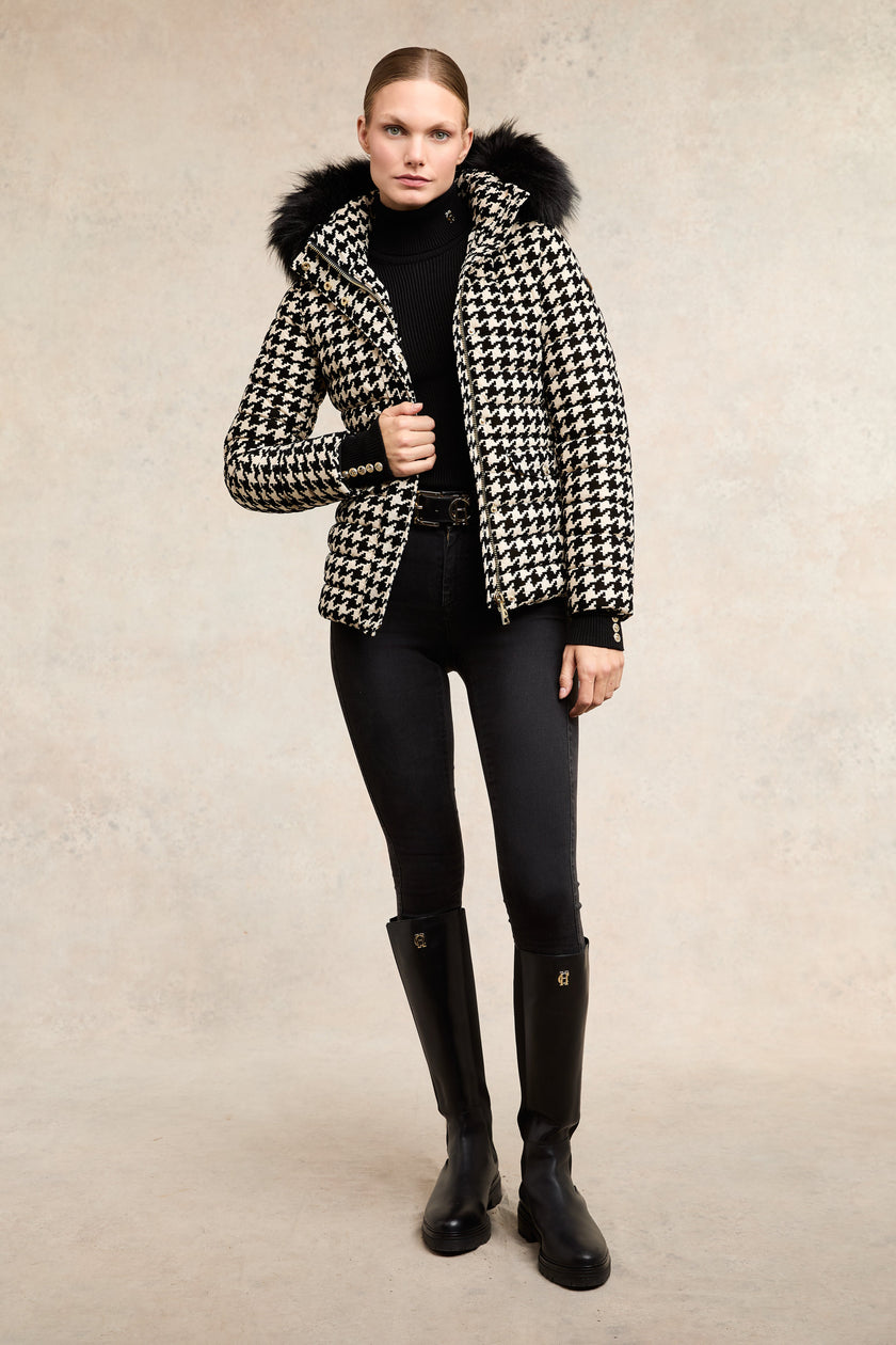 Moritz Jacket (Ecru Houndstooth)