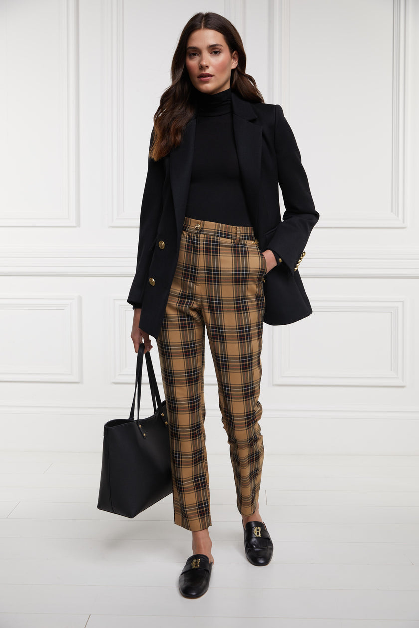 Charlton Trousers (Camel Tartan)