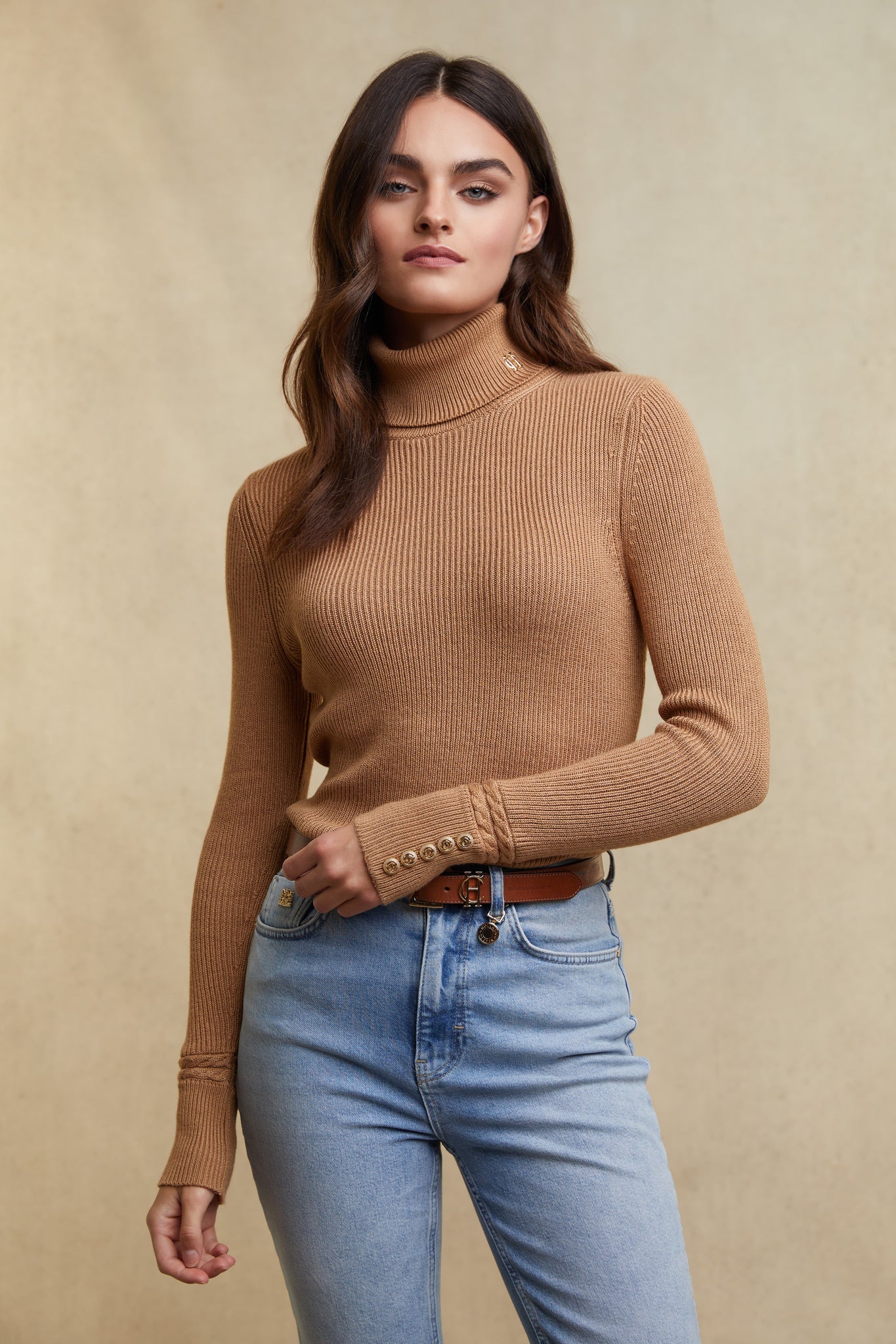 Painswick Roll Neck (Caramel)