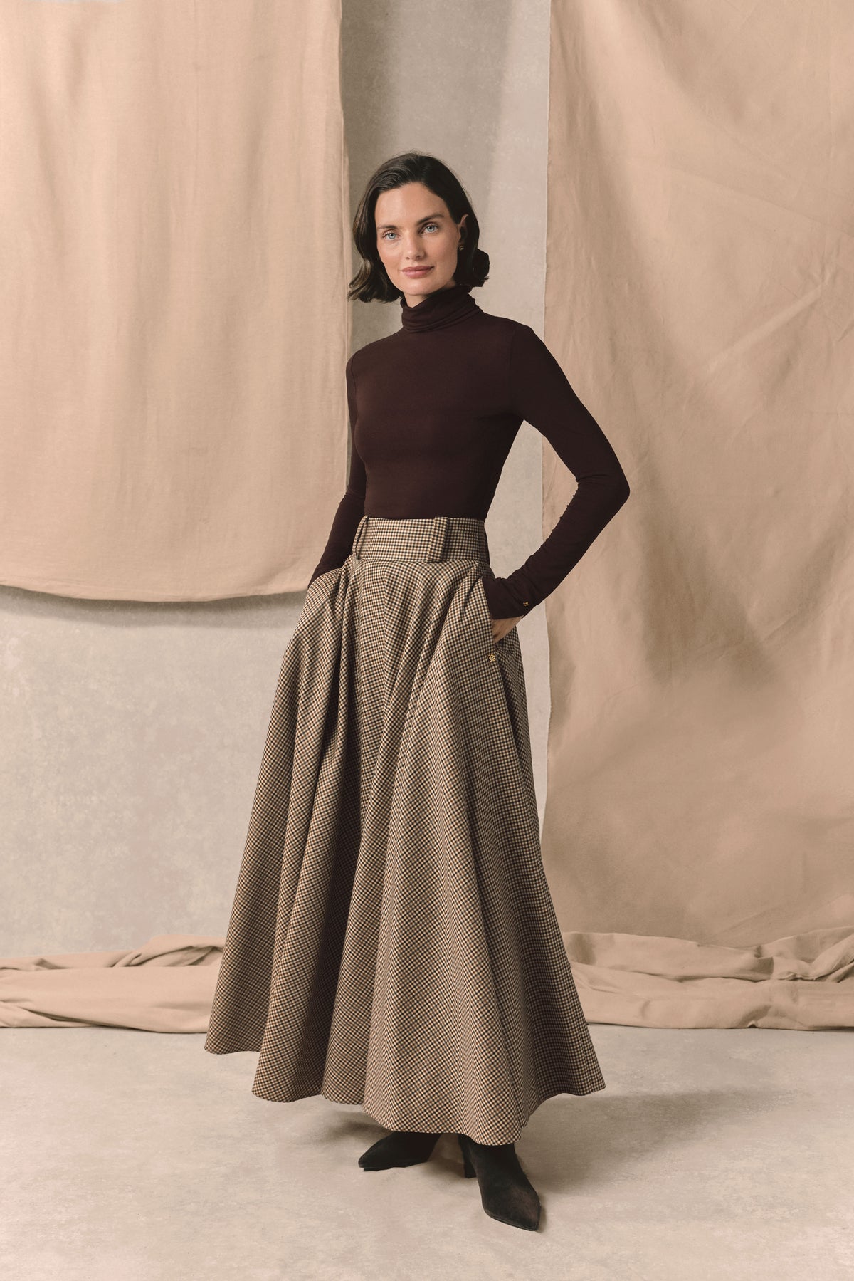 360 Maxi Tweed Skirt (Westminster Tweed)