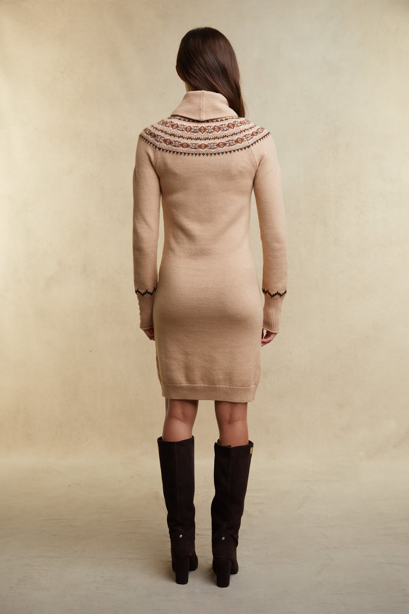 Jennifer Knit Dress (Camel)