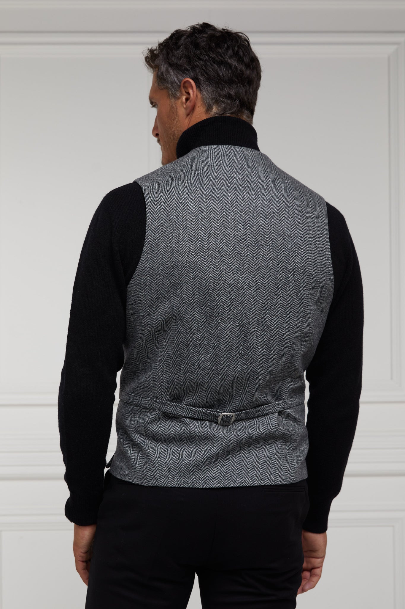 St James Waistcoat (Mono Herringbone)