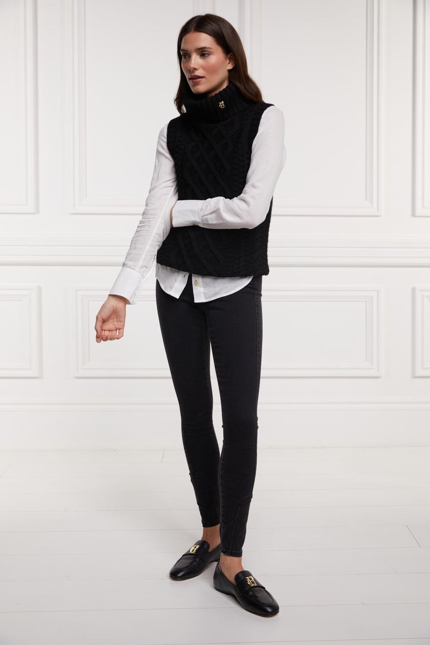 Sleeveless Knit (Black)