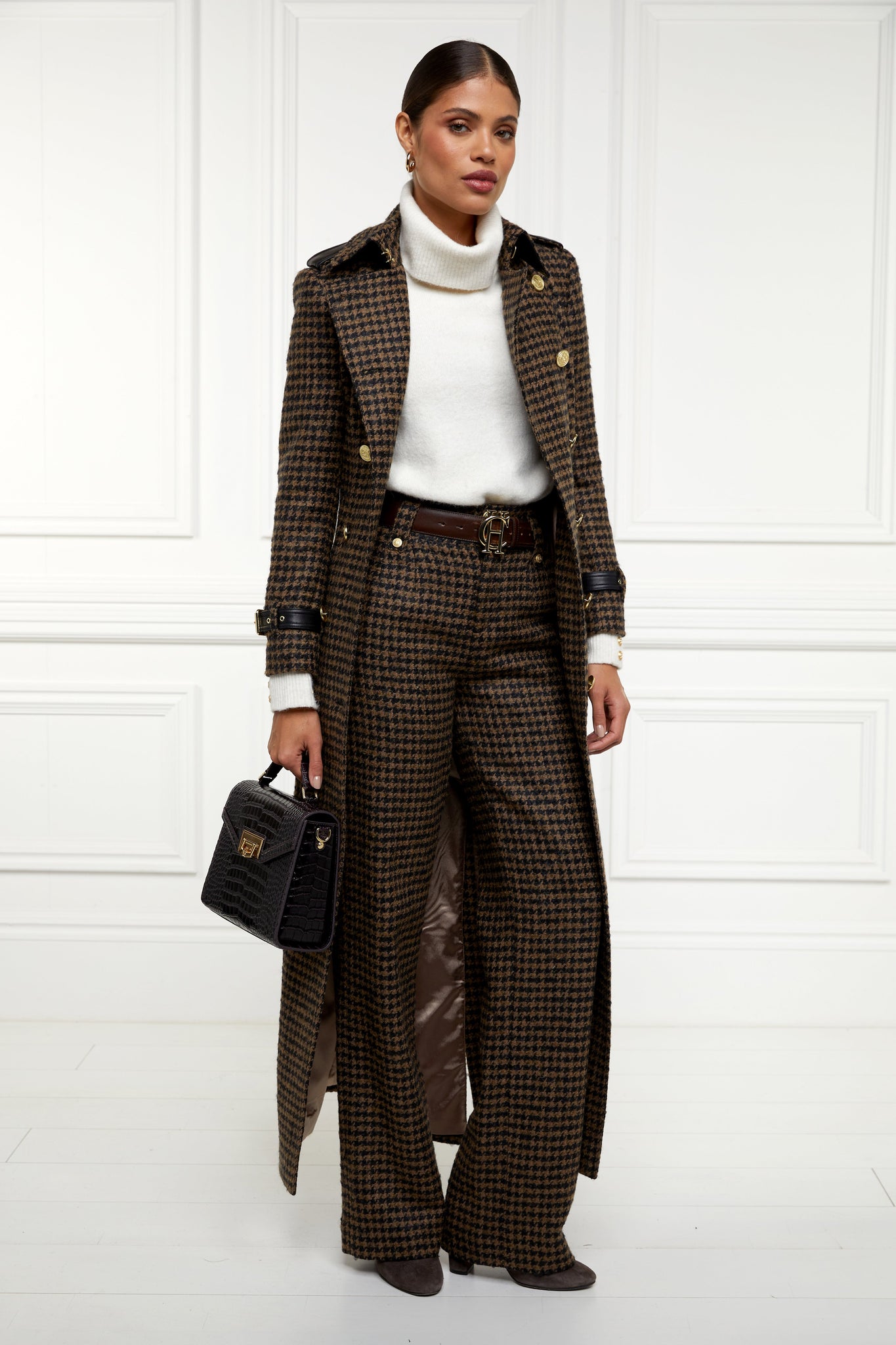 The Chocolate Houndstooth Suit