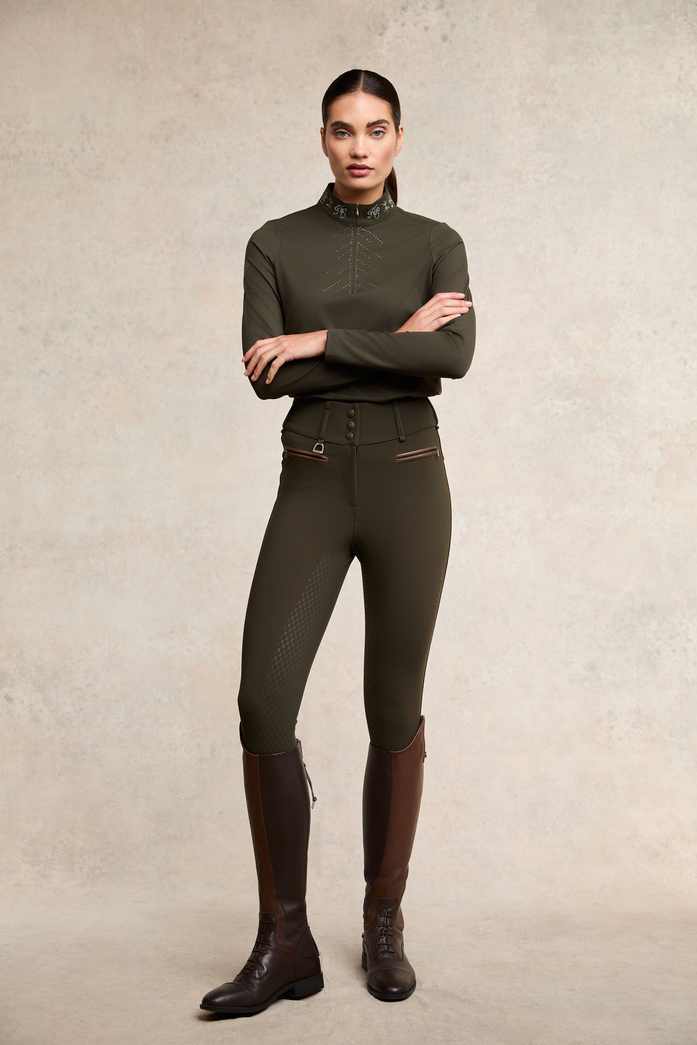 Crystal Base Layer (Dark Olive)