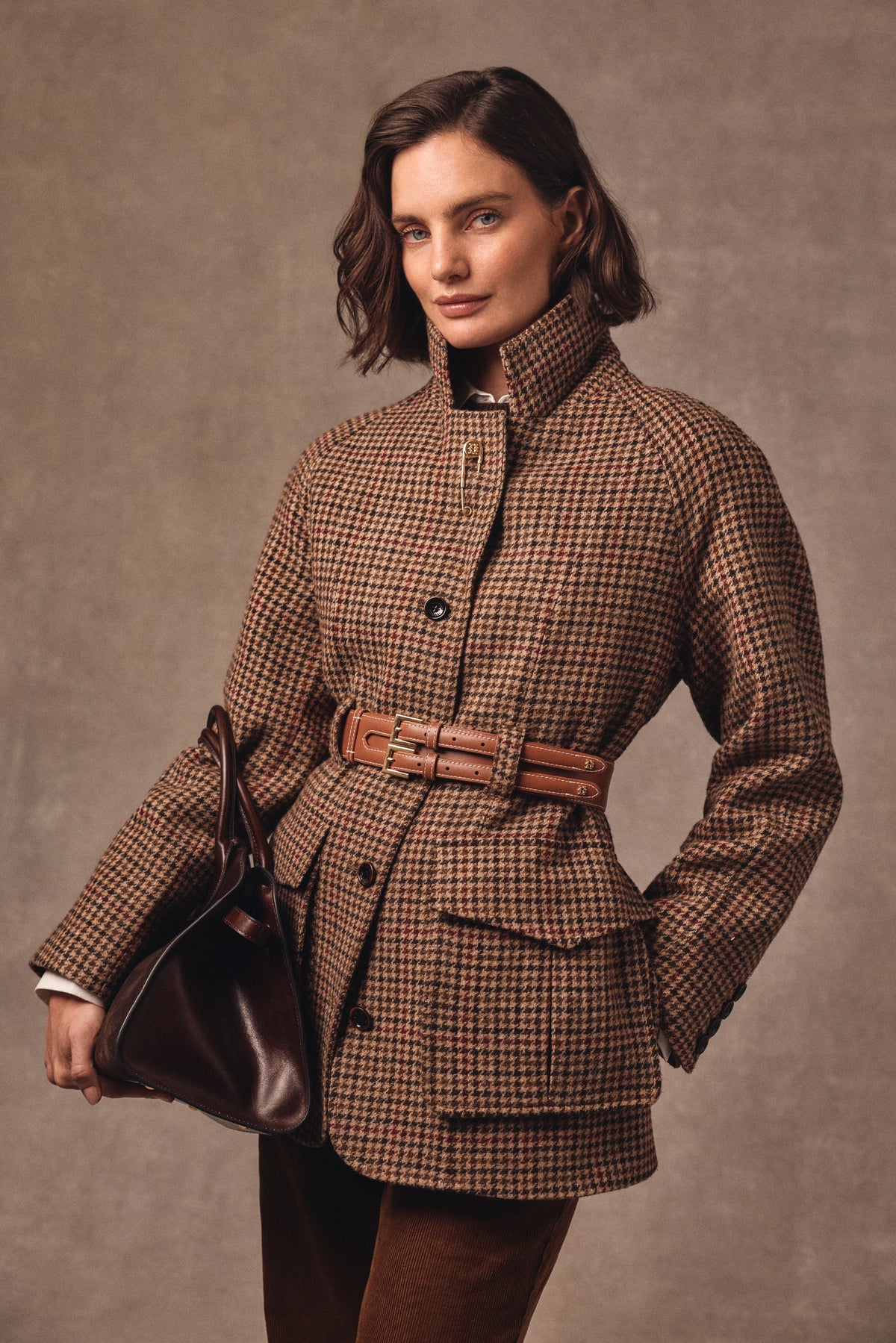 Cotswold Belted Jacket (Cotswold Tweed)