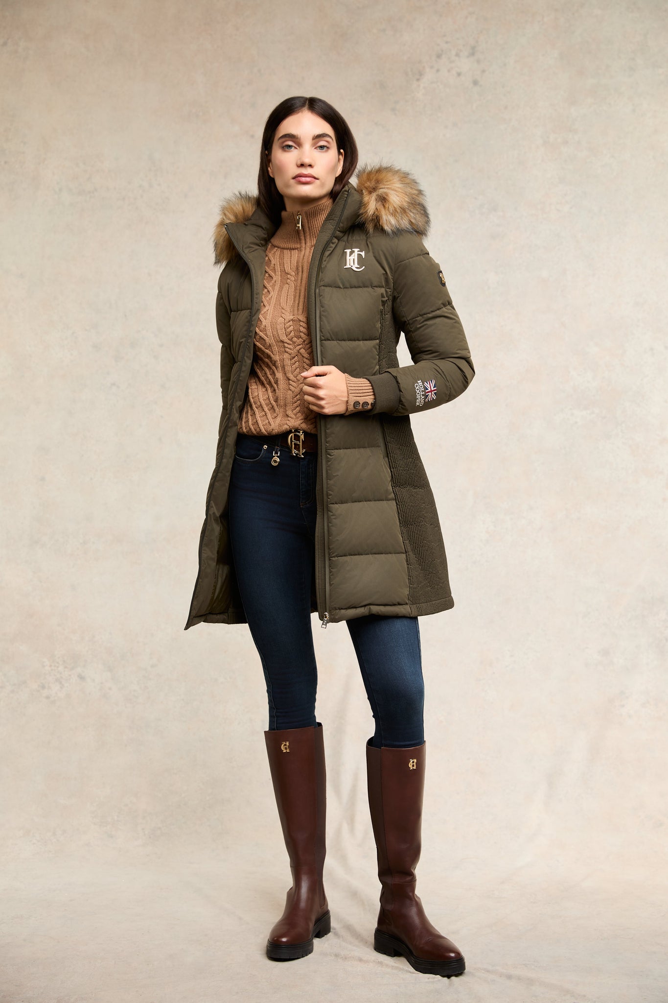 Team Padded Coat (Khaki)