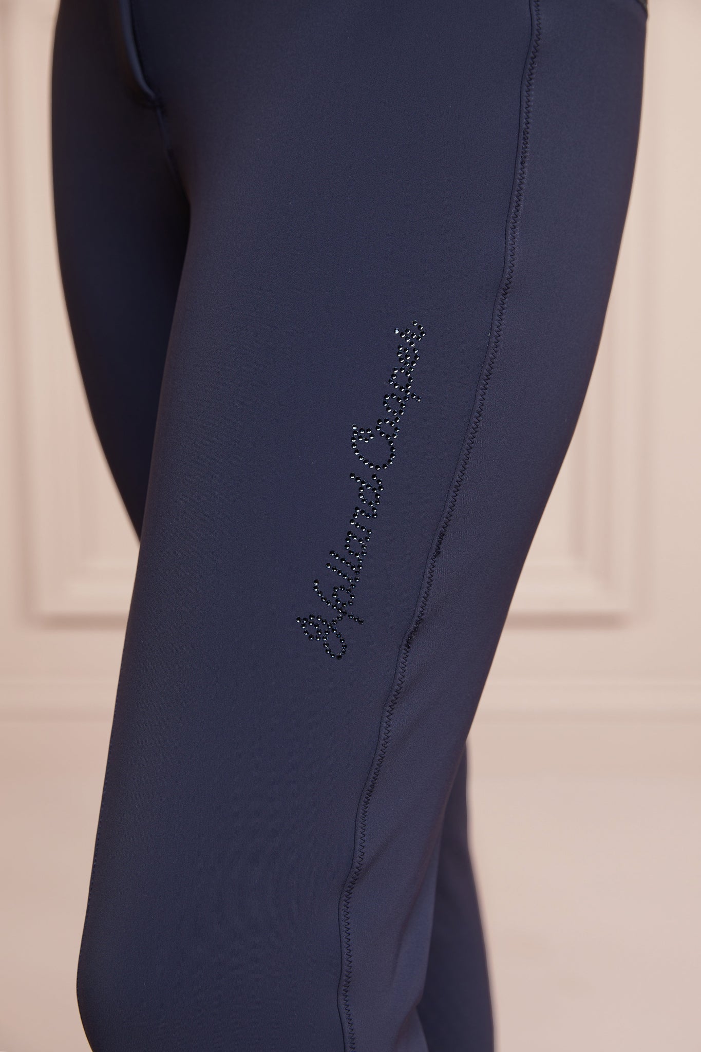 Premium Mid Rise Breeches (Yale Blue)