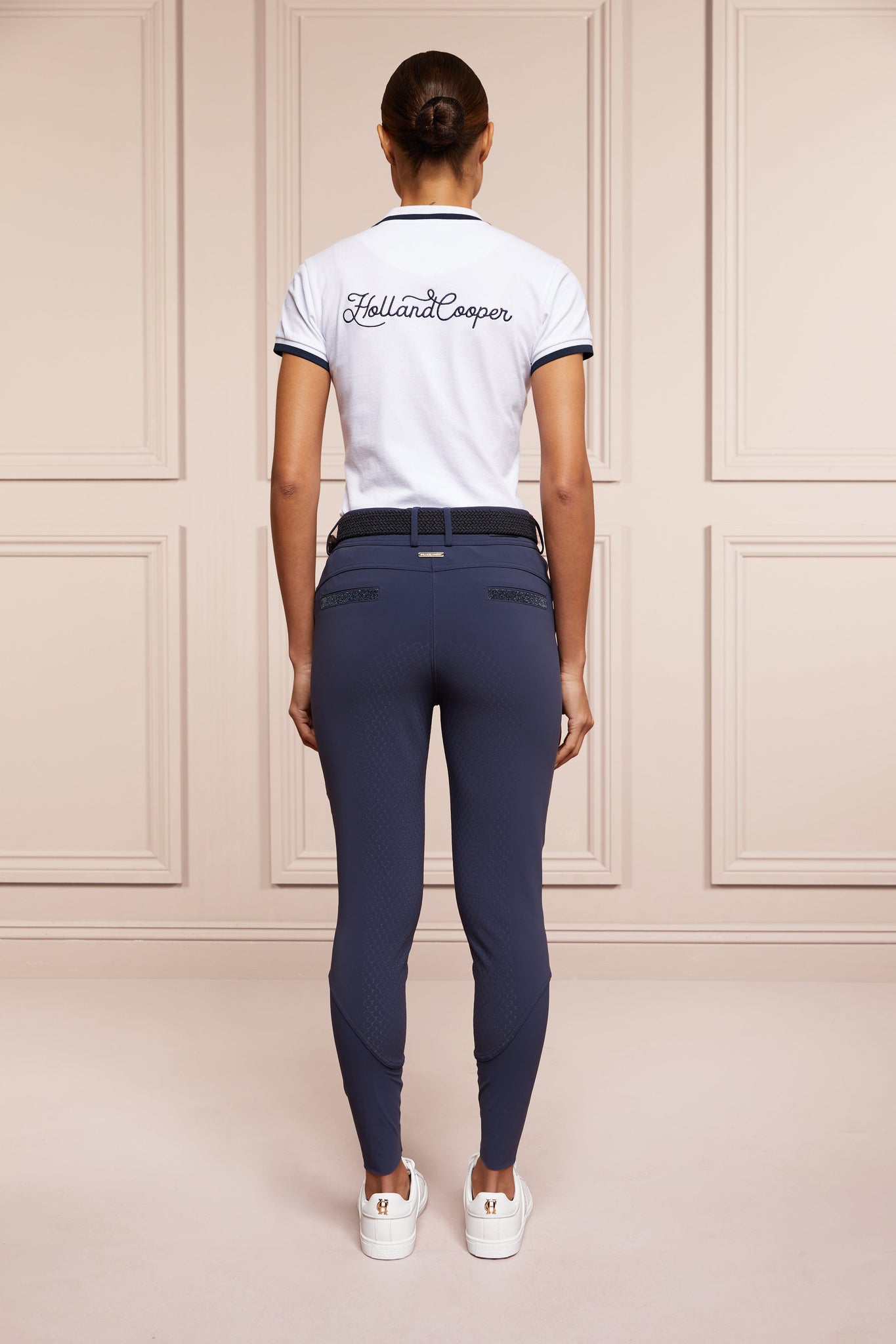 Premium Mid Rise Breeches (Yale Blue)