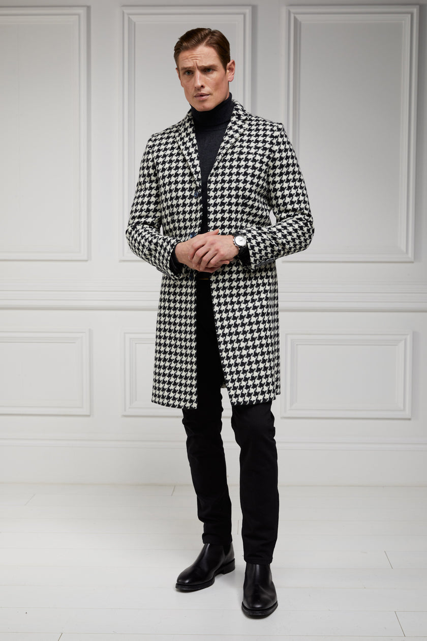 The Cheltenham Coat (Large Scale Houndstooth)