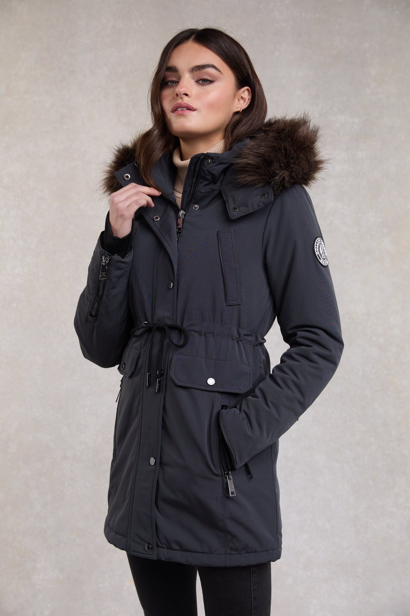 Corvara Parka (Charcoal)