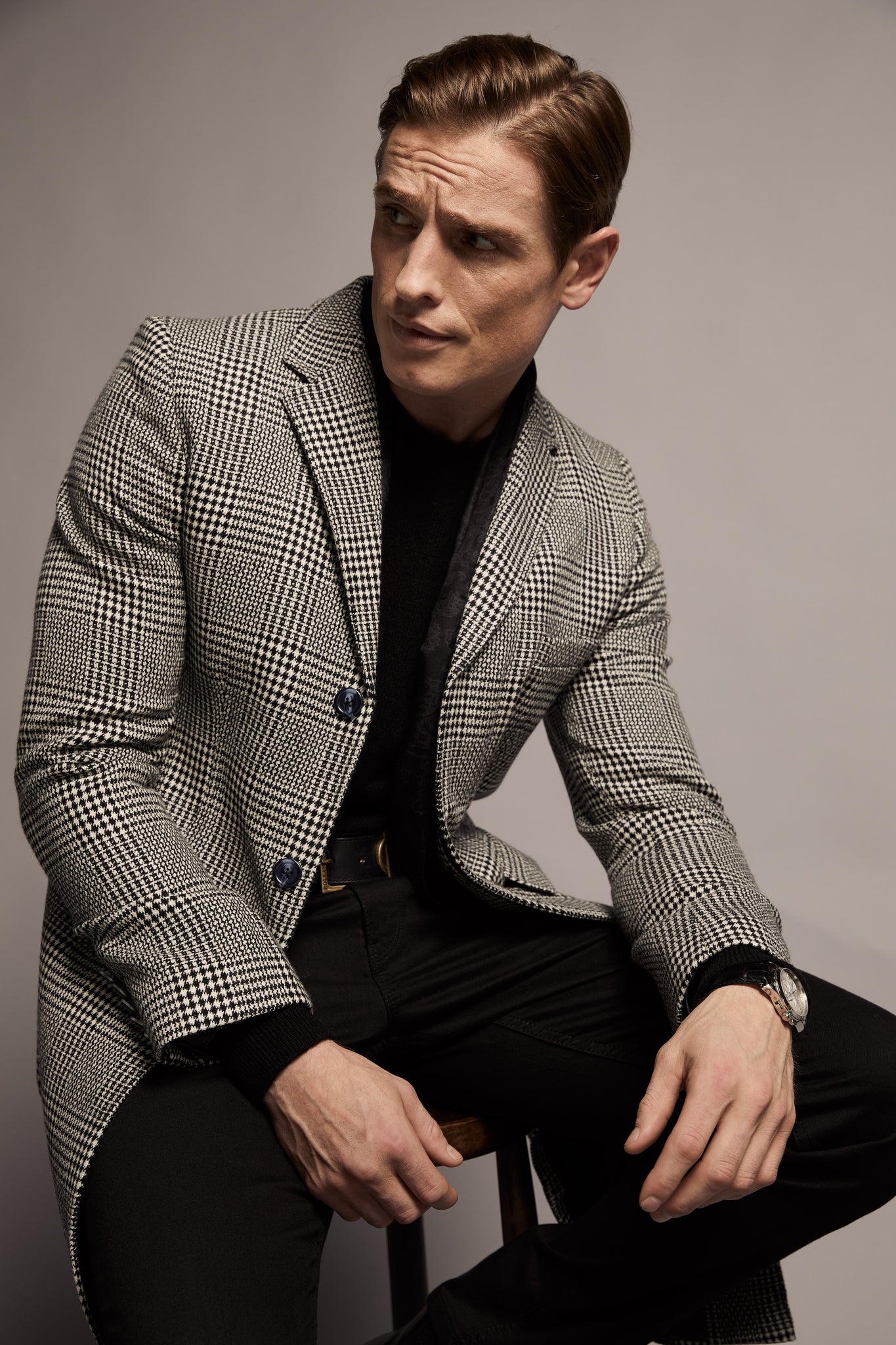 The Cheltenham Coat (Large Scale Prince of Wales Mono)