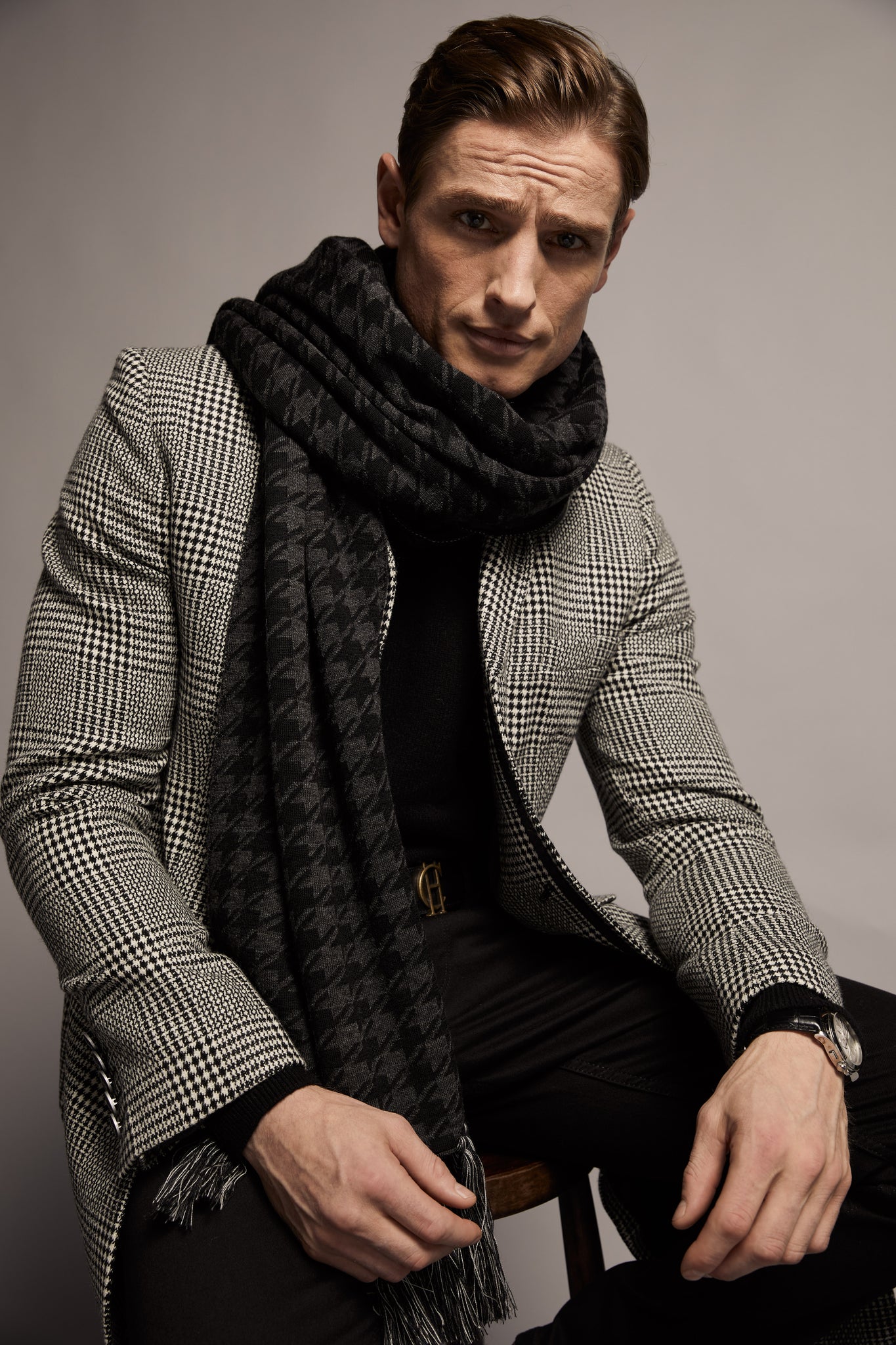 The Cheltenham Coat (Large Scale Prince of Wales Mono)