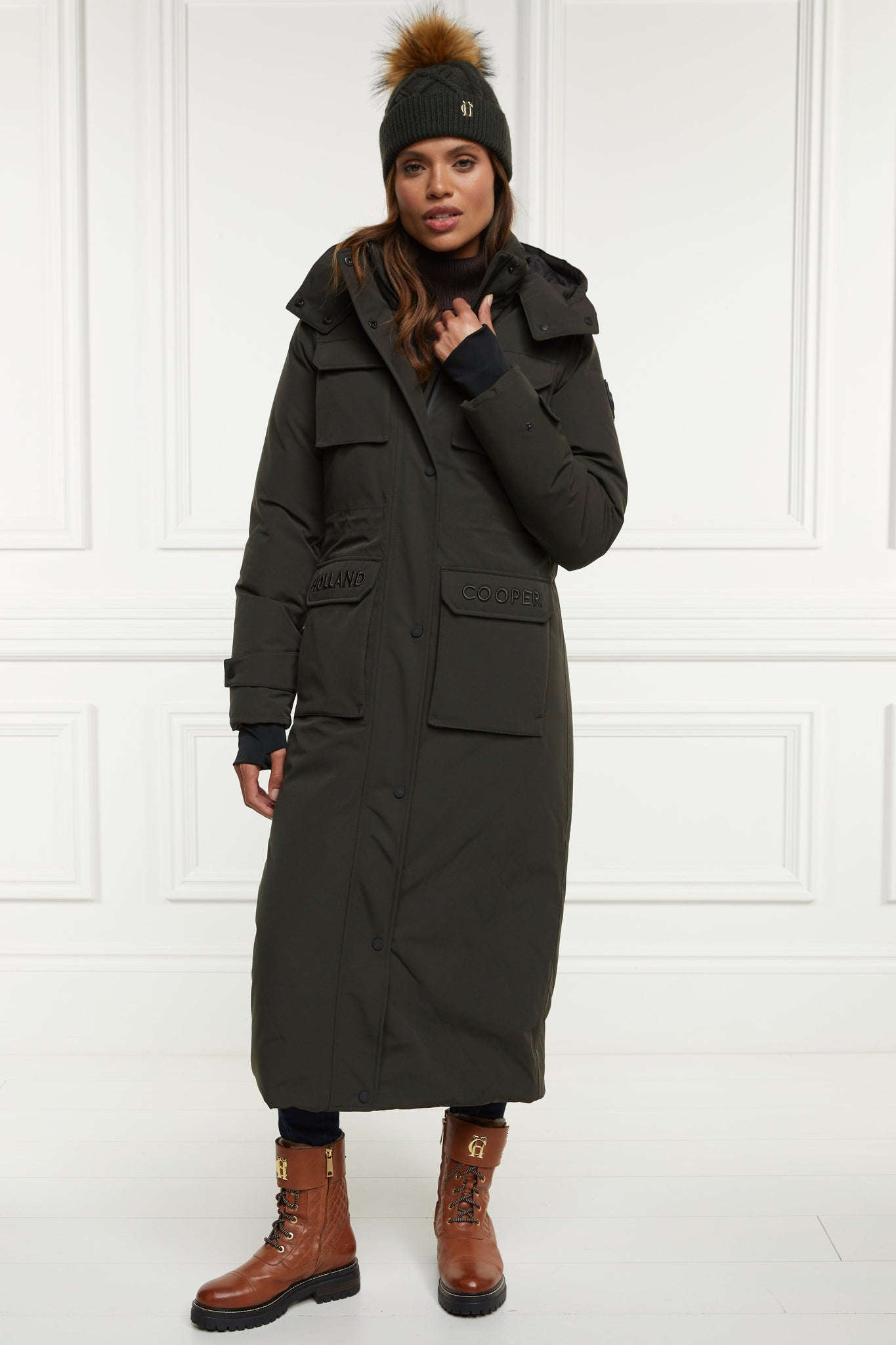 Expedition Longline Coat (Dark Olive)