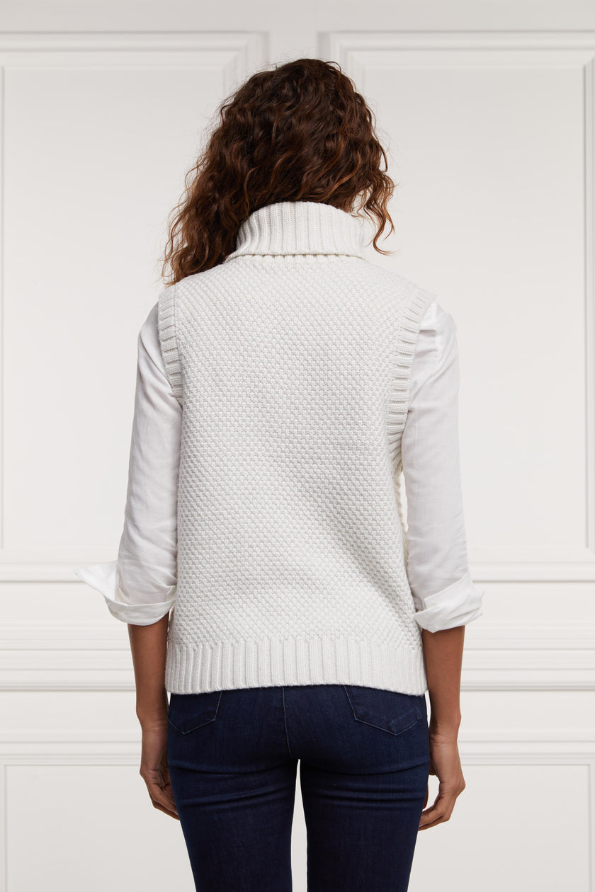 Sleeveless Knit (Oyster)