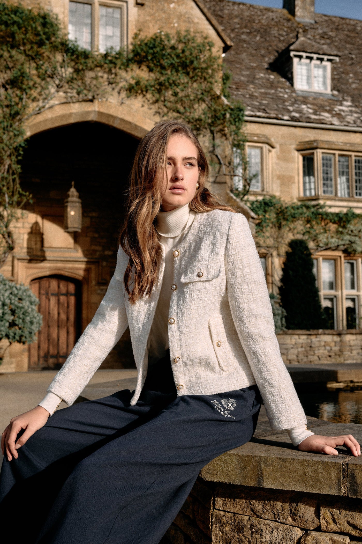 Chelsea Jacket (White Sparkle Boucle)