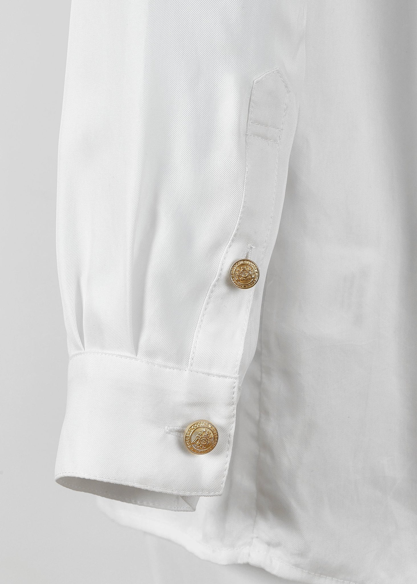 Relaxed Fit Military Shirt (Cream)