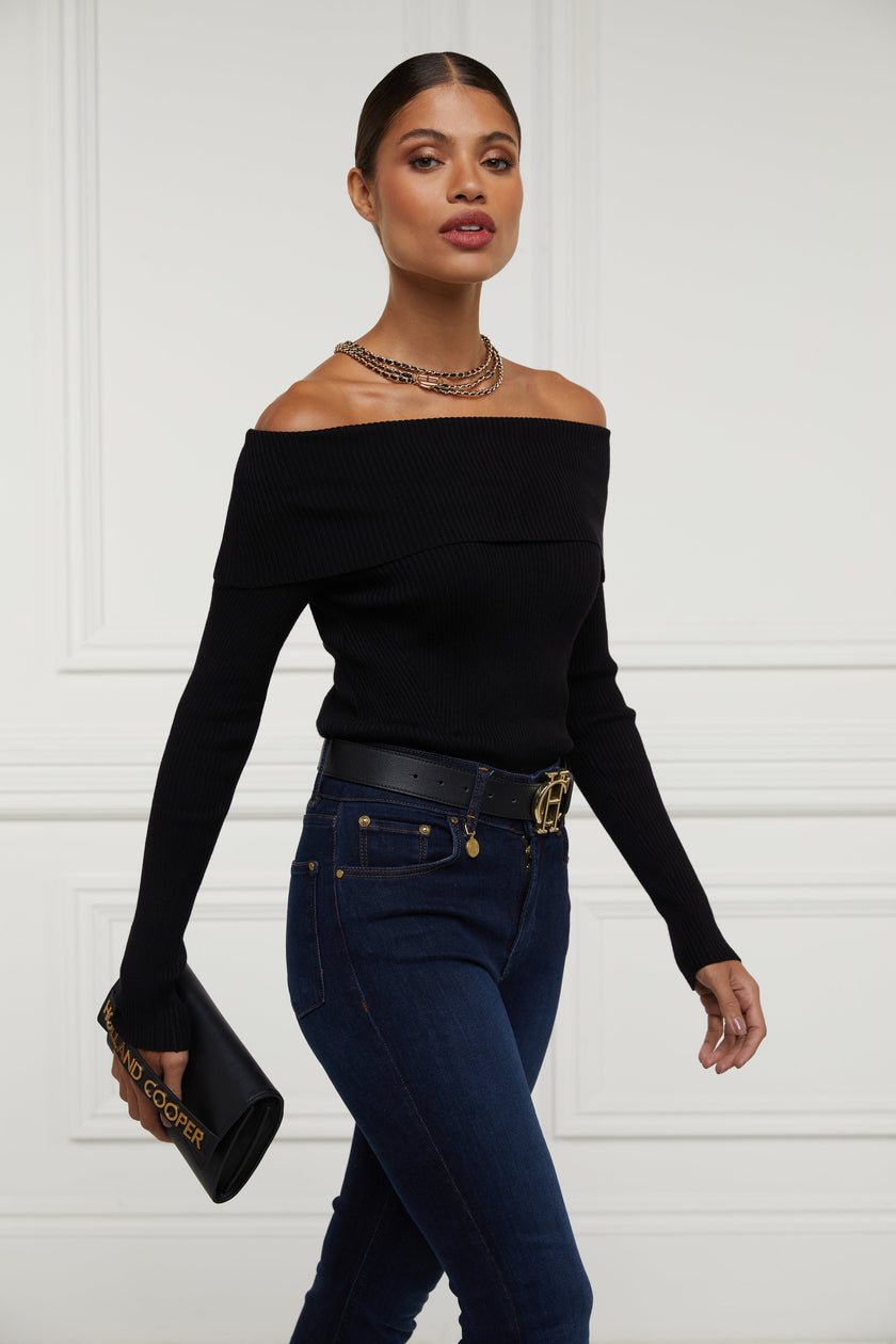 Bardot Knit (Black)