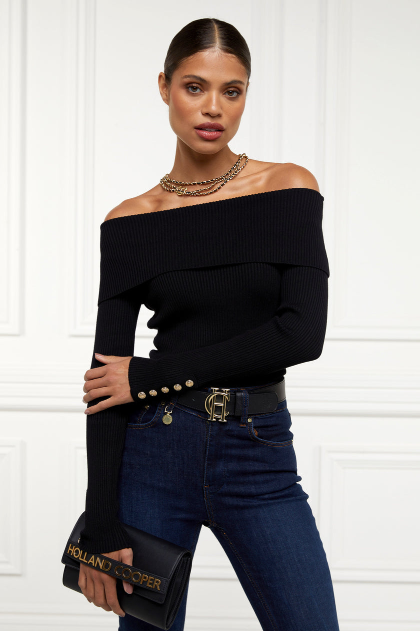 Bardot Knit (Black)