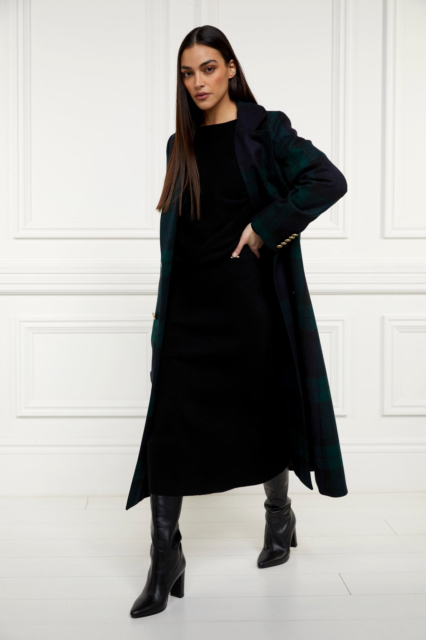 Leyla Knitted Skirt (Black)