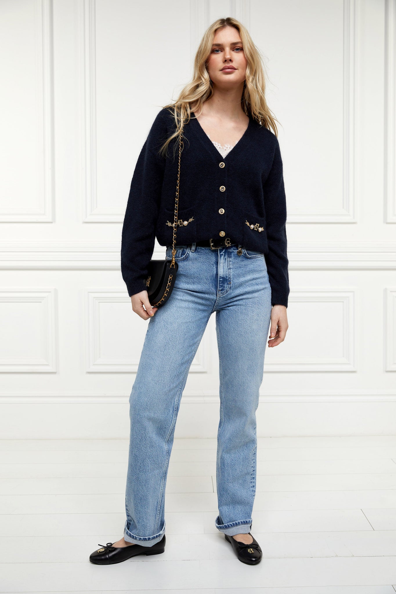 Mila Cardigan (Ink Navy)