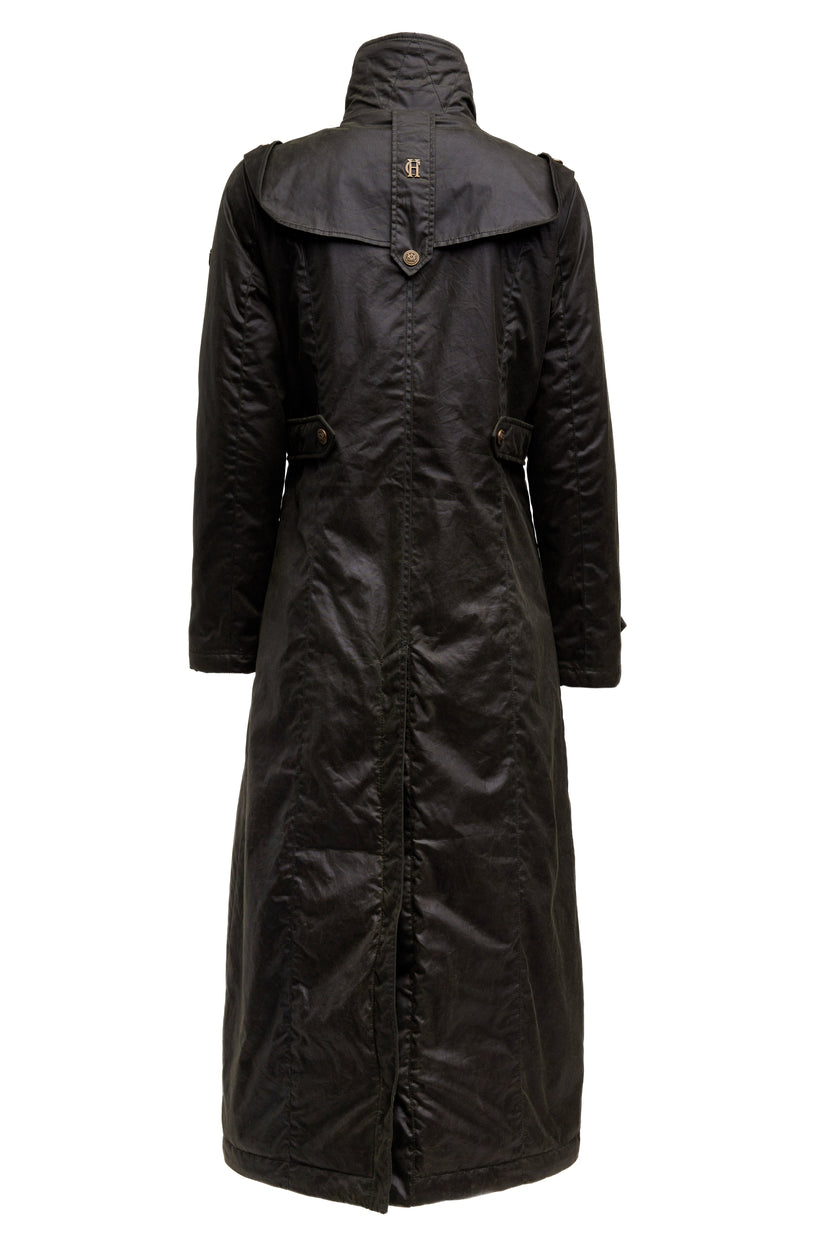 Merissa Wax Stockman Coat (Dark Olive)