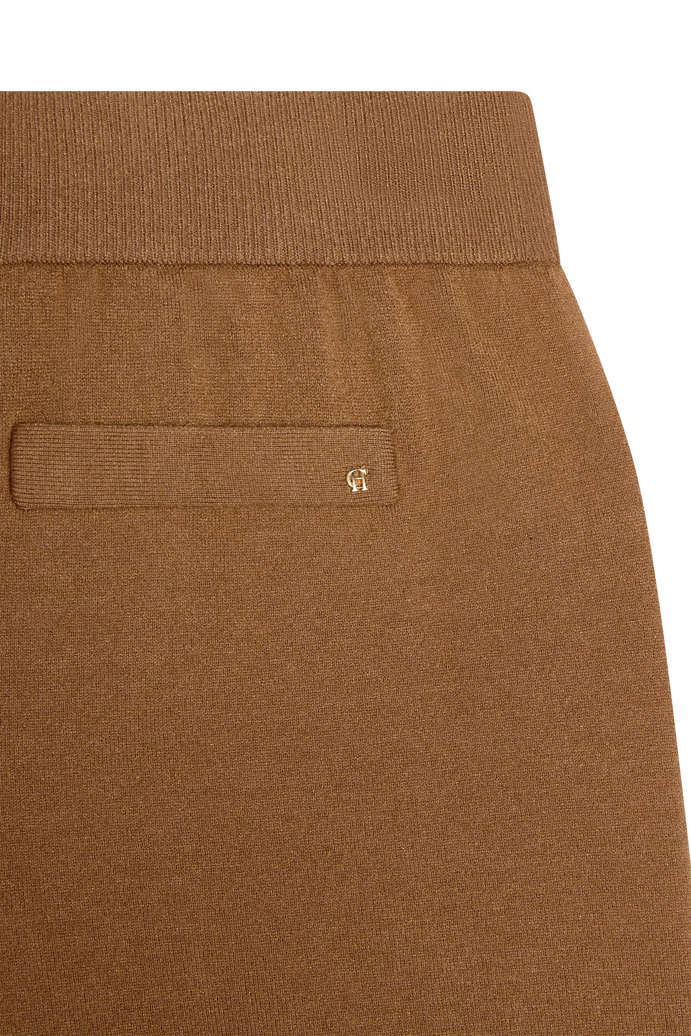 Maria Knitted Wide Leg Pant (Caramel)