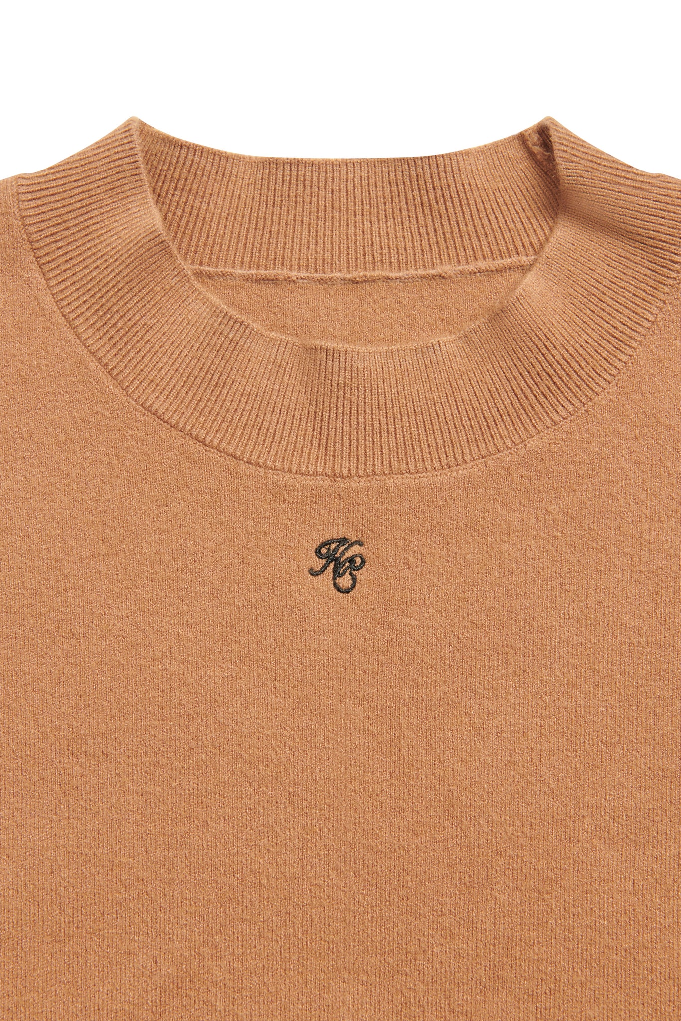 Maria Crew Neck Knit (Caramel)