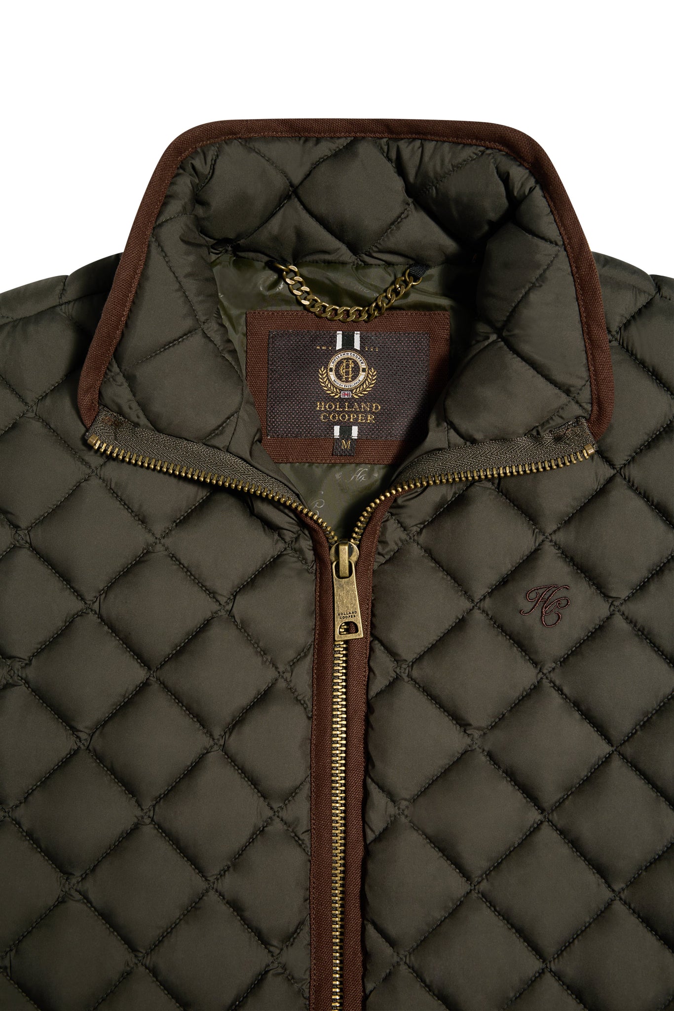 Men's Country Quilted Gilet (Khaki)