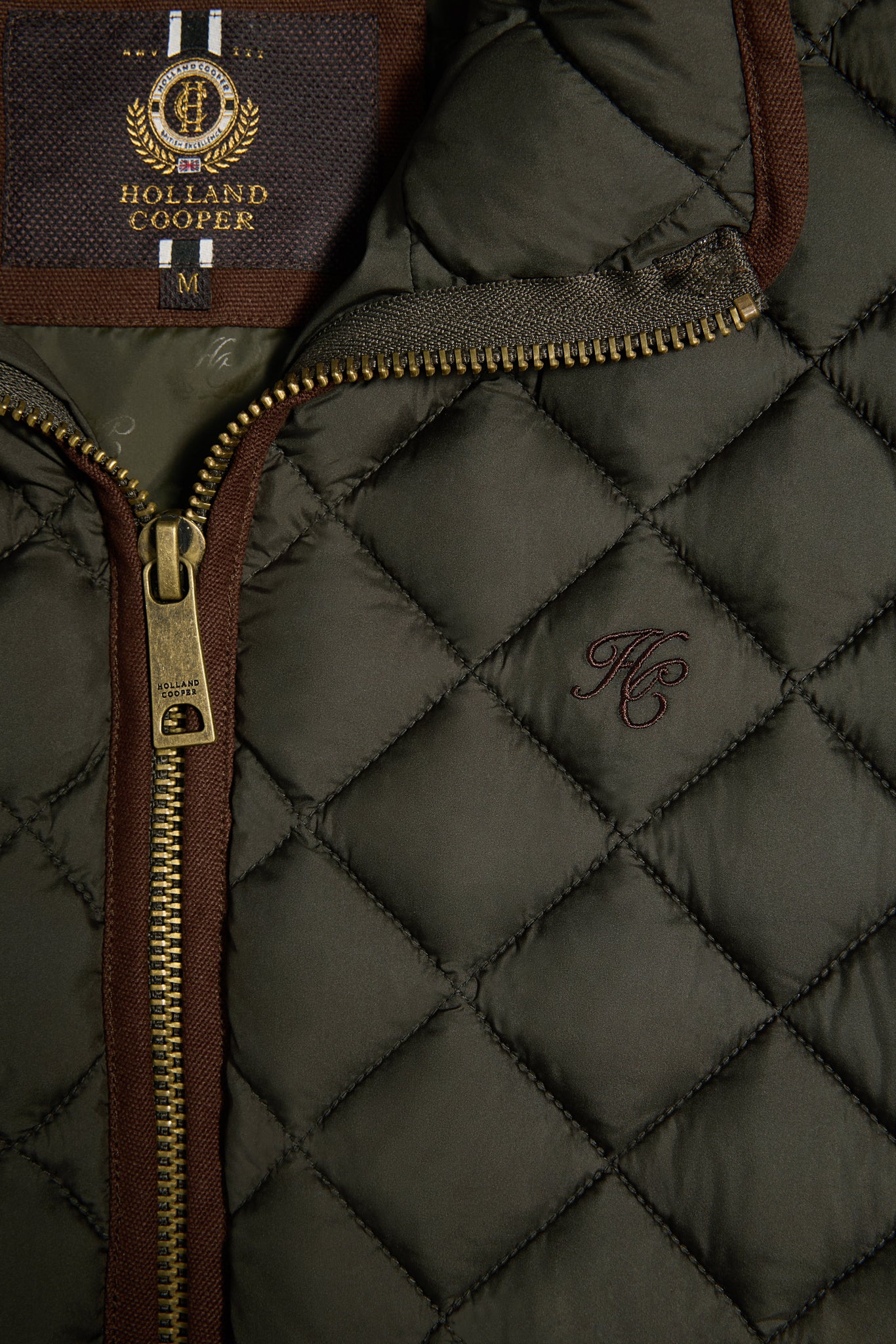 Men's Country Quilted Gilet (Khaki)