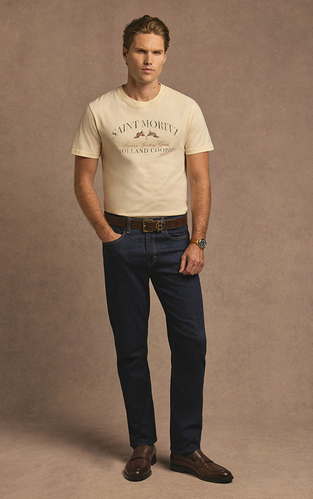 Men's Destination Tee (Ecru St Moritz)