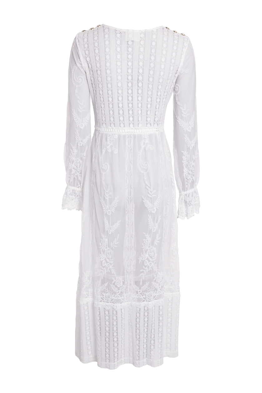 Mika Beach Dress (White)