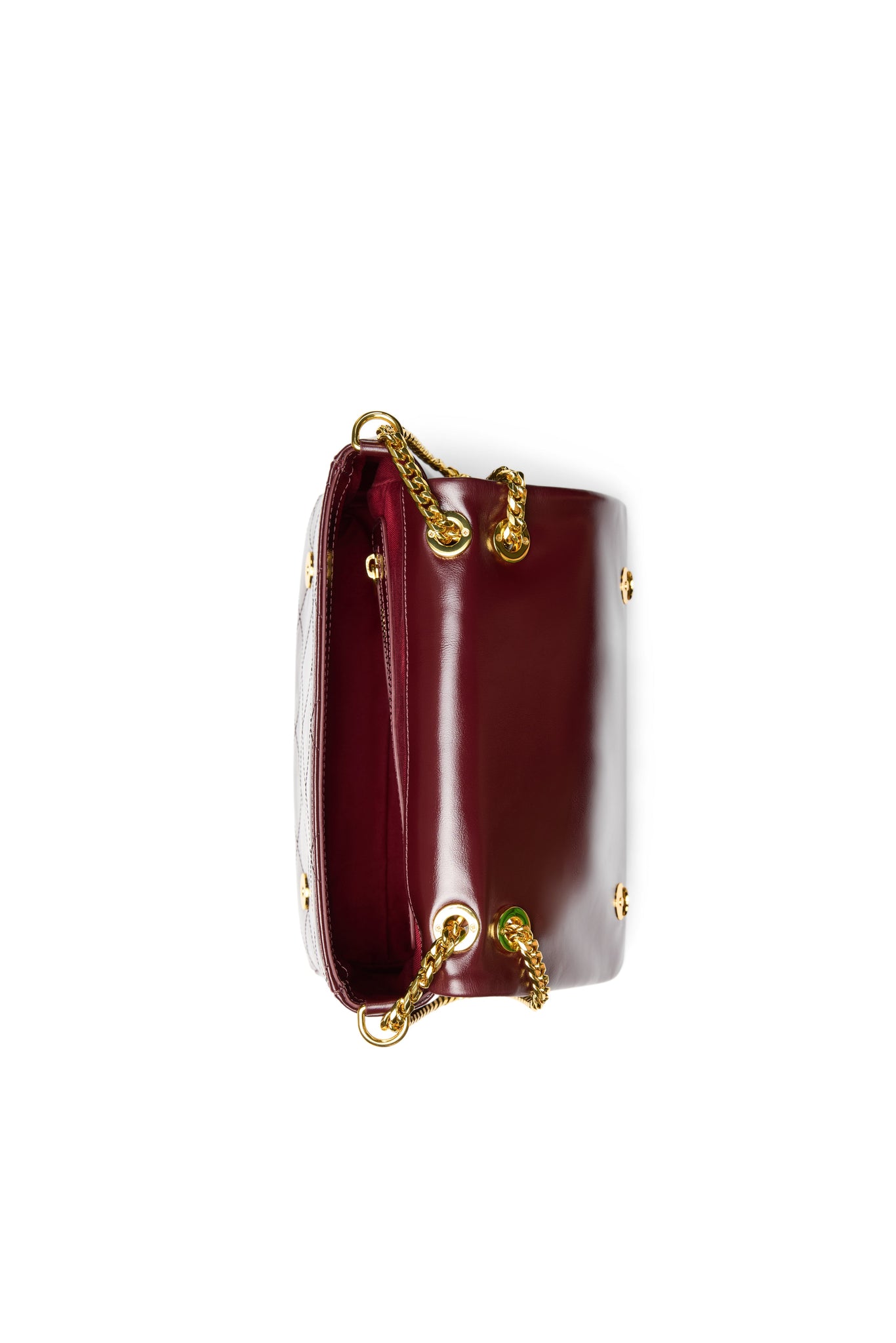 Milan Midi Shoulder Bag (Oxblood)
