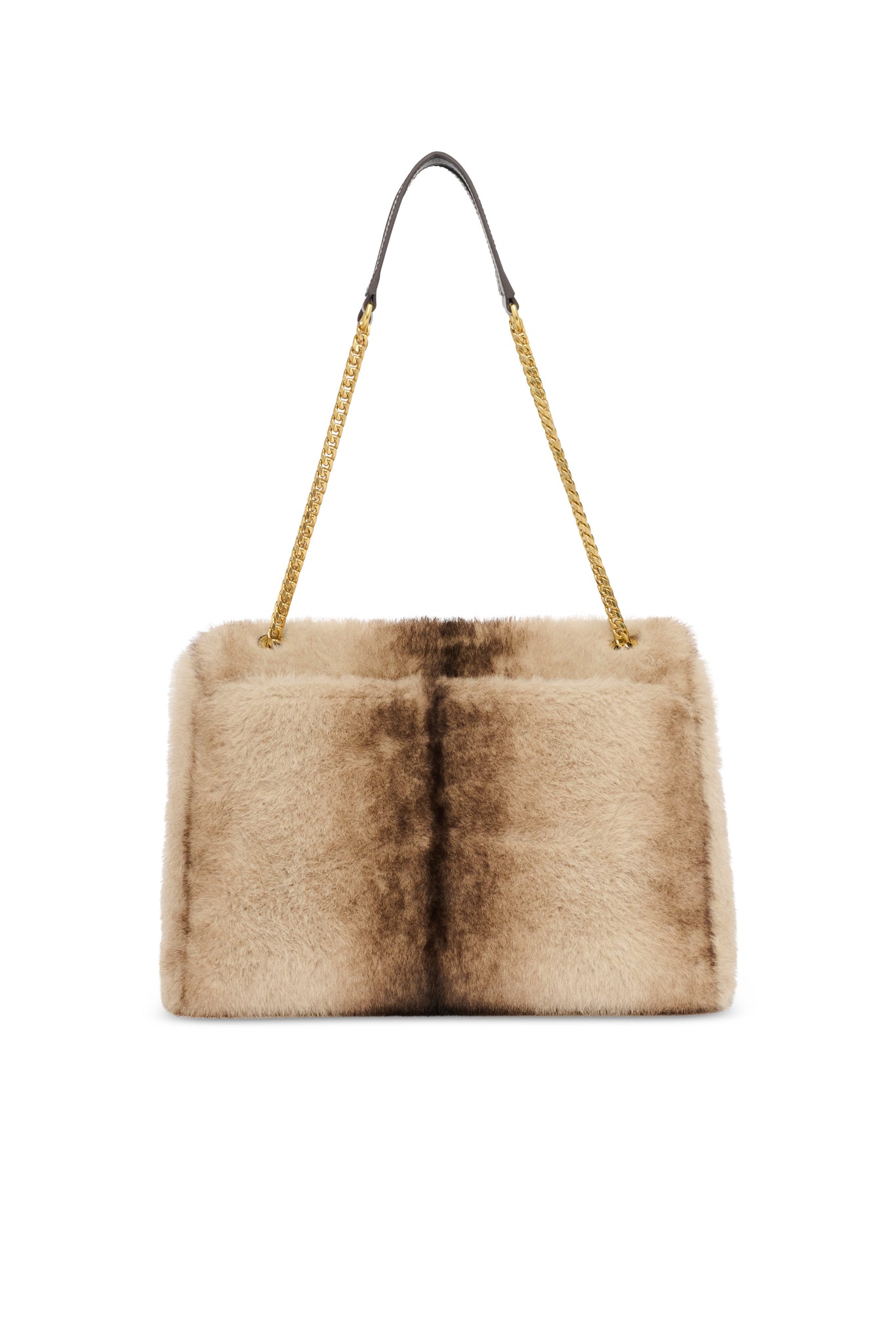 Milan Shoulder Bag (Mink Faux Fur)