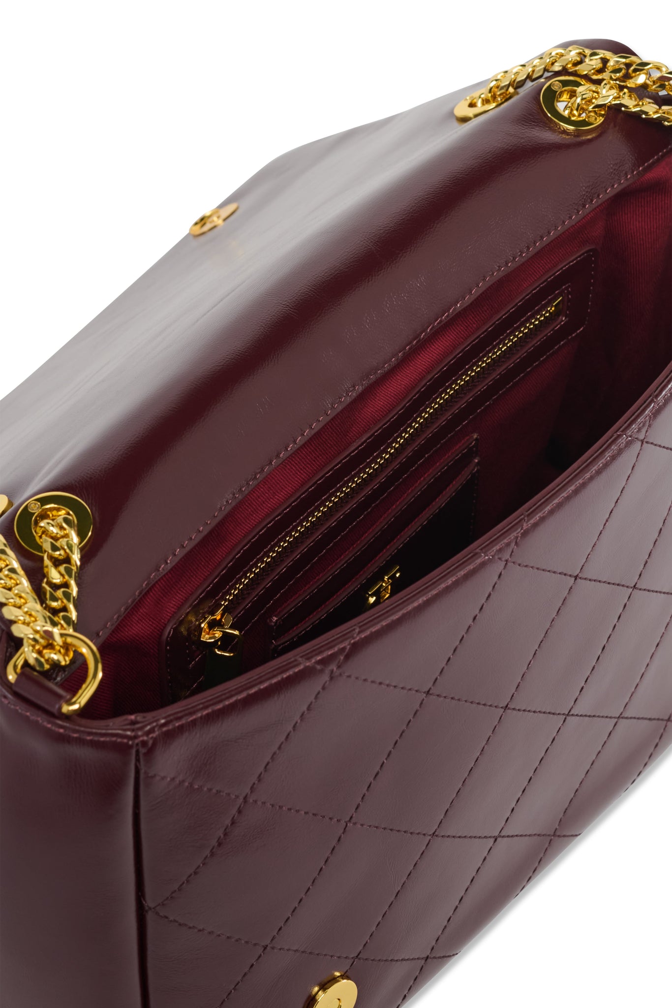 Milan Shoulder Bag (Oxblood)