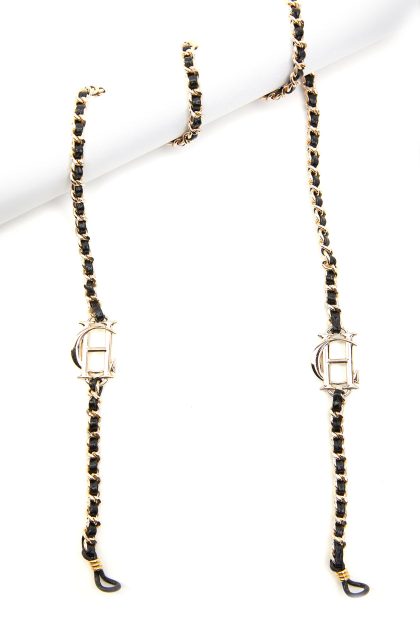 Milan Glasses Chain (Black Gold)