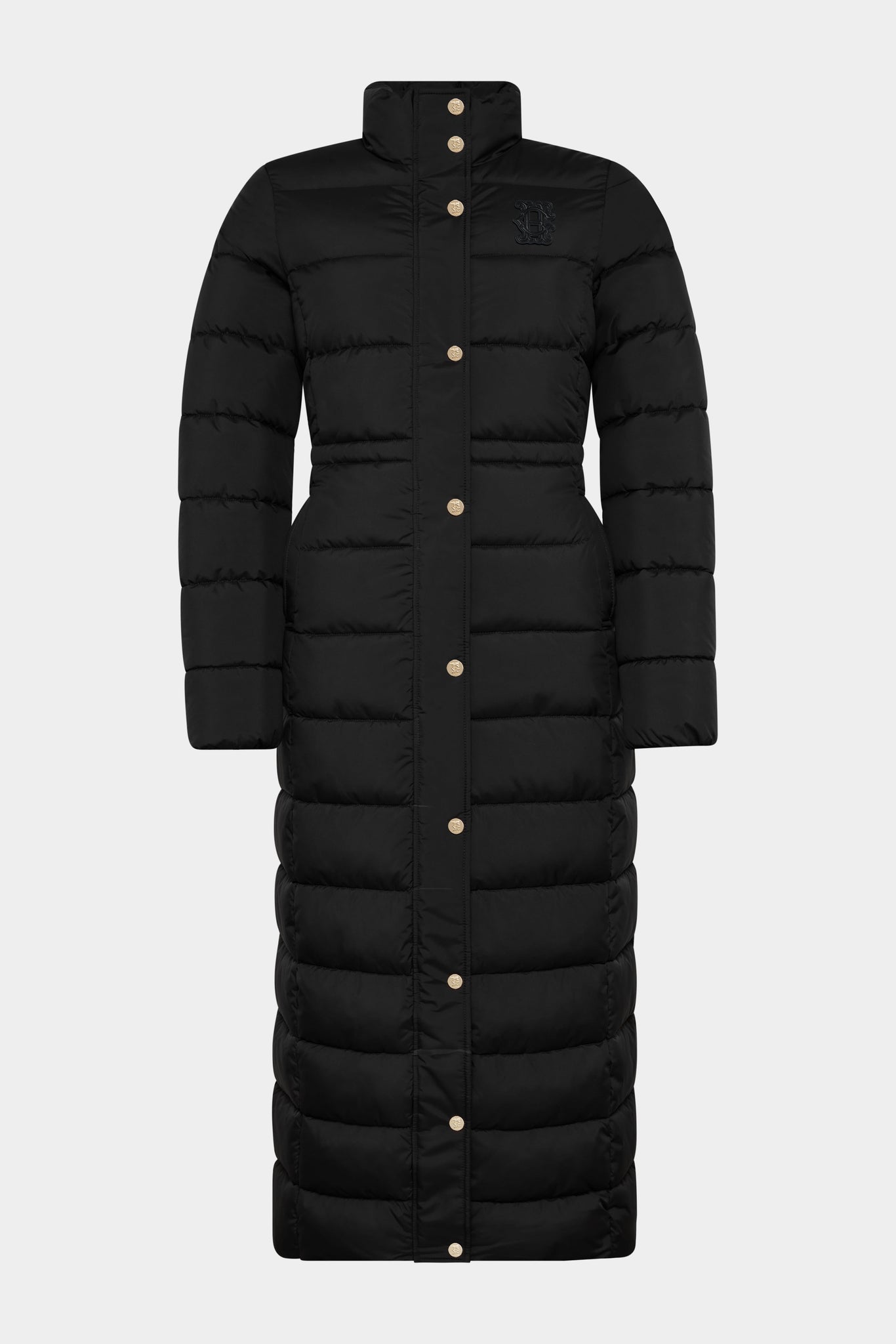 Milton Longline Coat (Black)