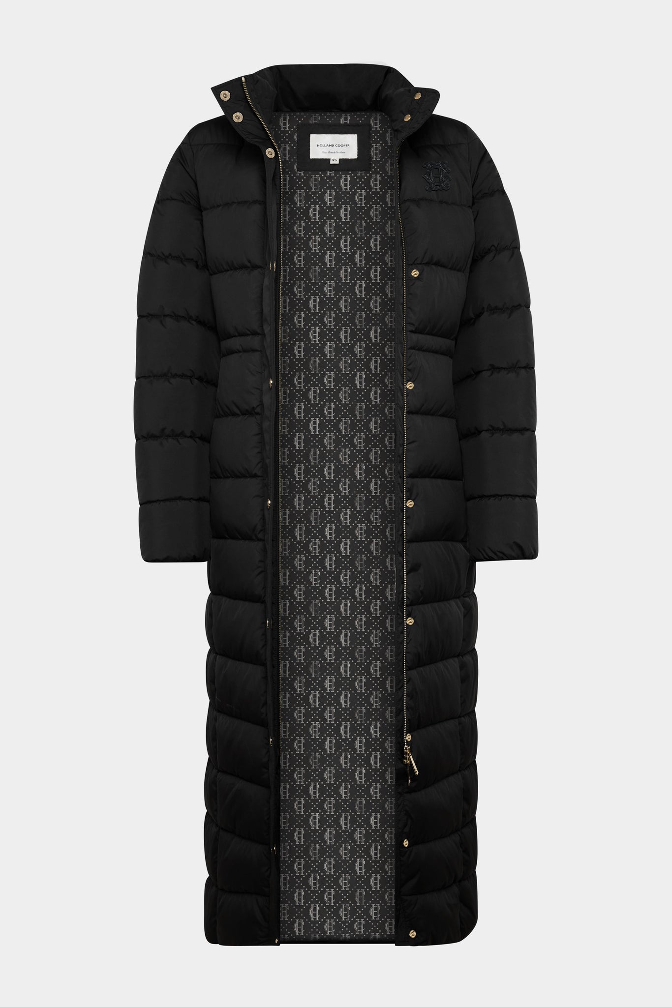 Milton Longline Coat (Black)