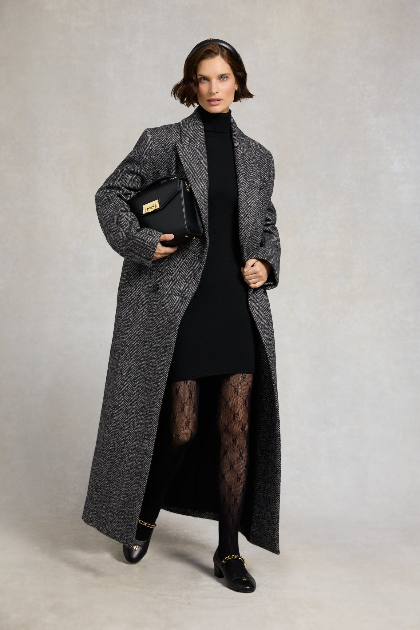 Monogram Tights (Black)