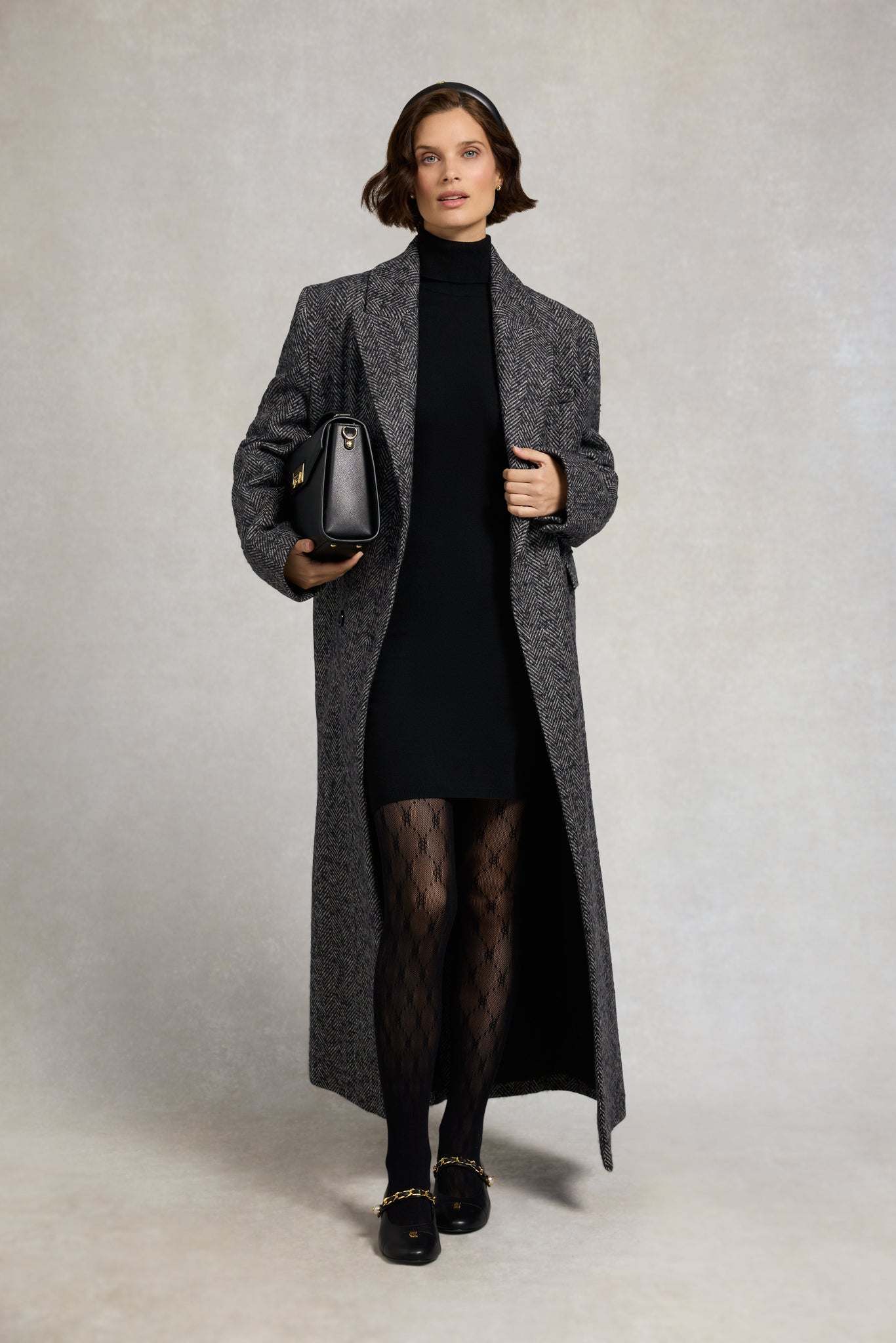 Monogram Tights (Black)