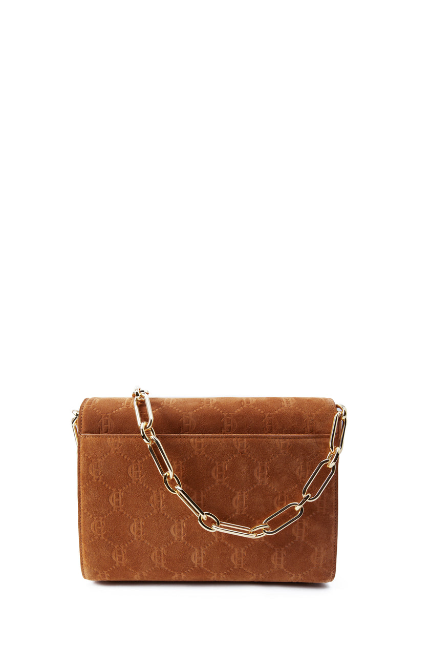 Monogram Bag (Cognac Suede Monogram)